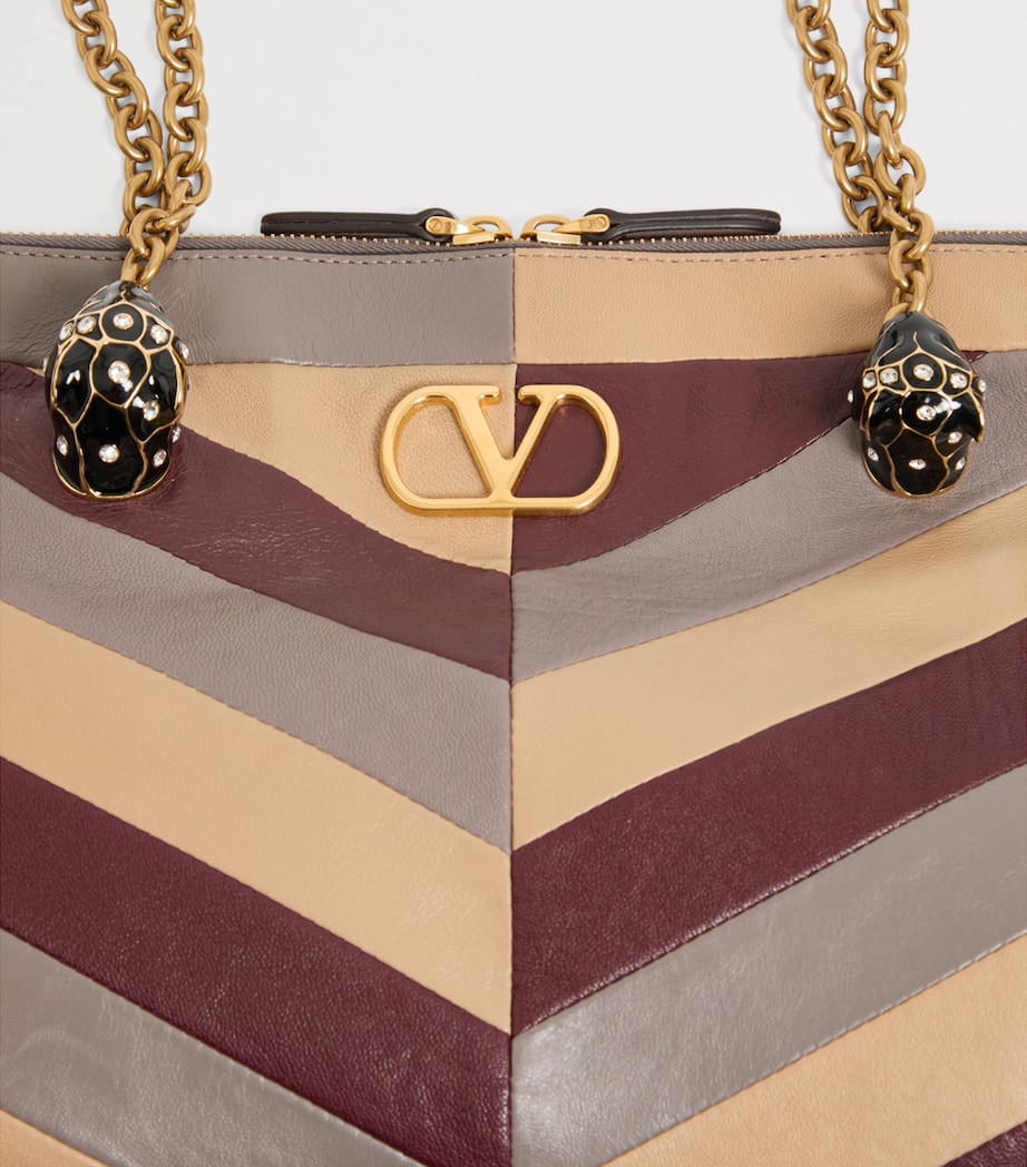 Valentino Garavani Medium Lambskin Panthea Shoulder Bag Image 6