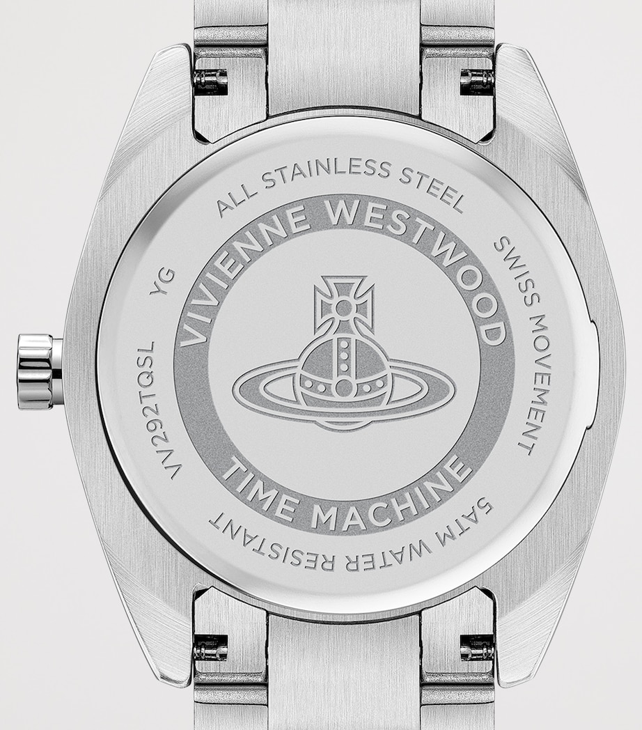 Vivienne Westwood Stainless Steel Fenchurch Watch 28mm Blu Gld Image 4