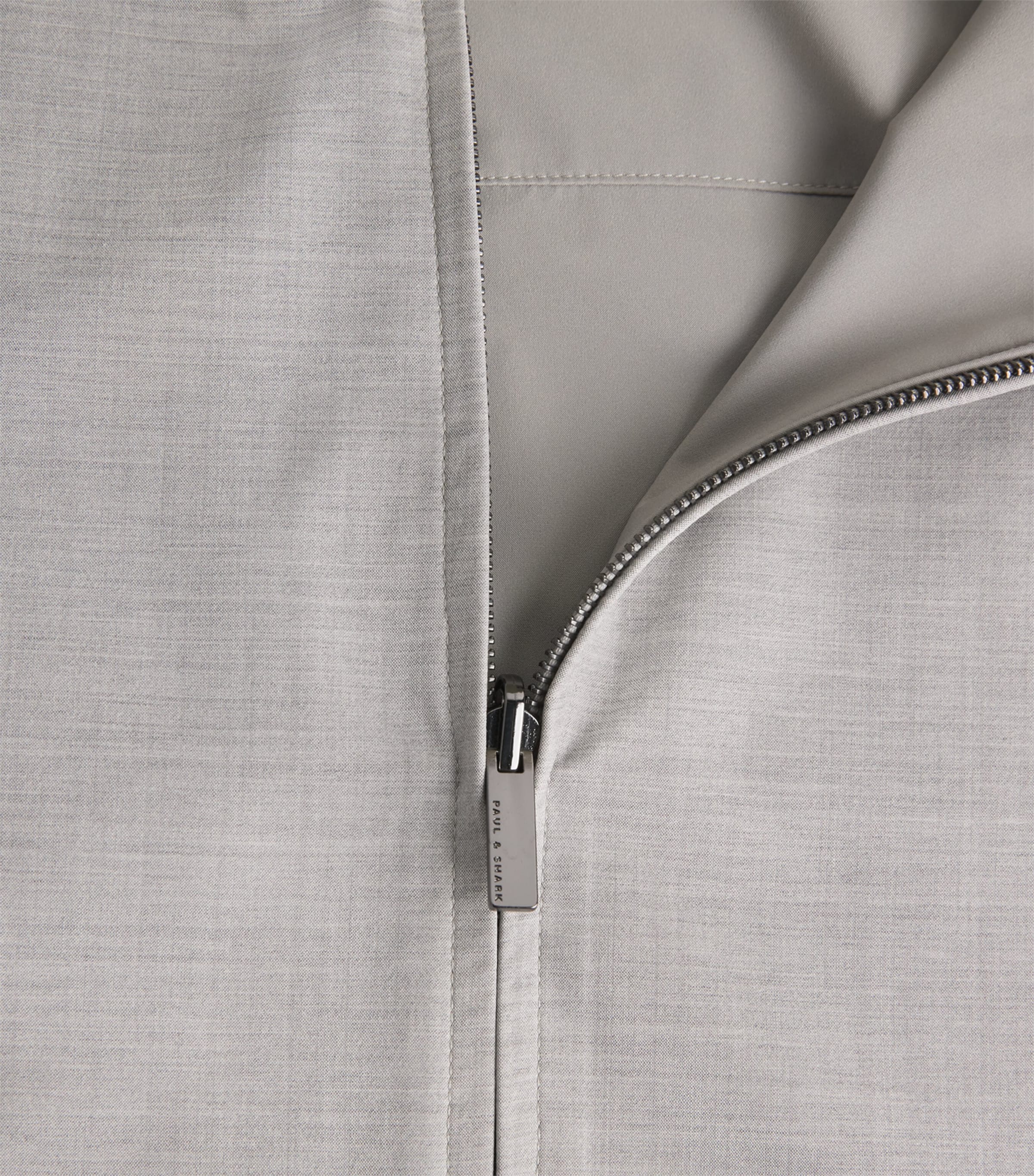 Cotton-Blend Green Storm System Reversible Windbreaker 064 GRIGIO MEDIO Image 5