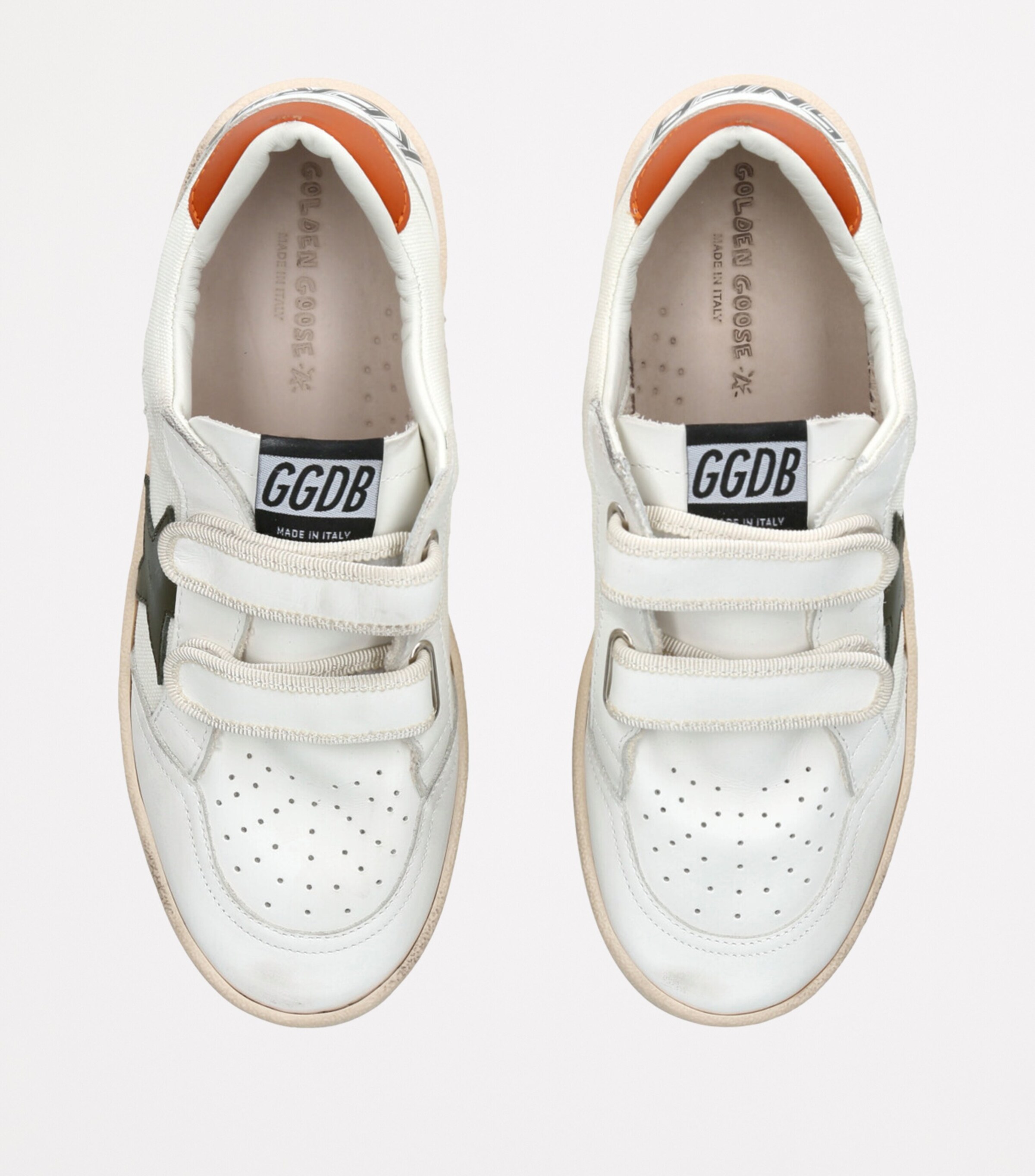 Golden Goose Leather Ball Star Sneakers White/comb Image 4
