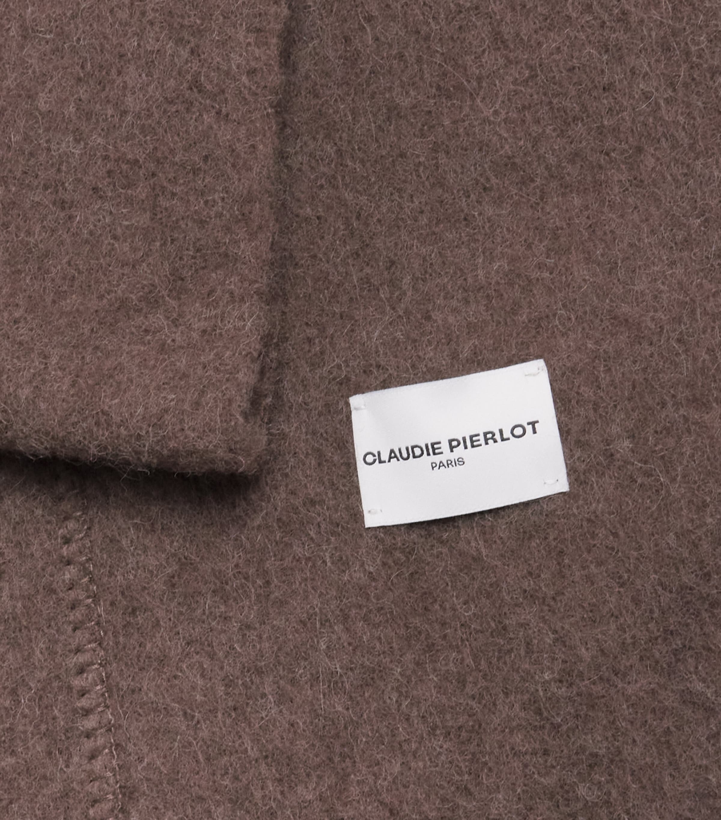 Fringe Scarf BROWN Image 4