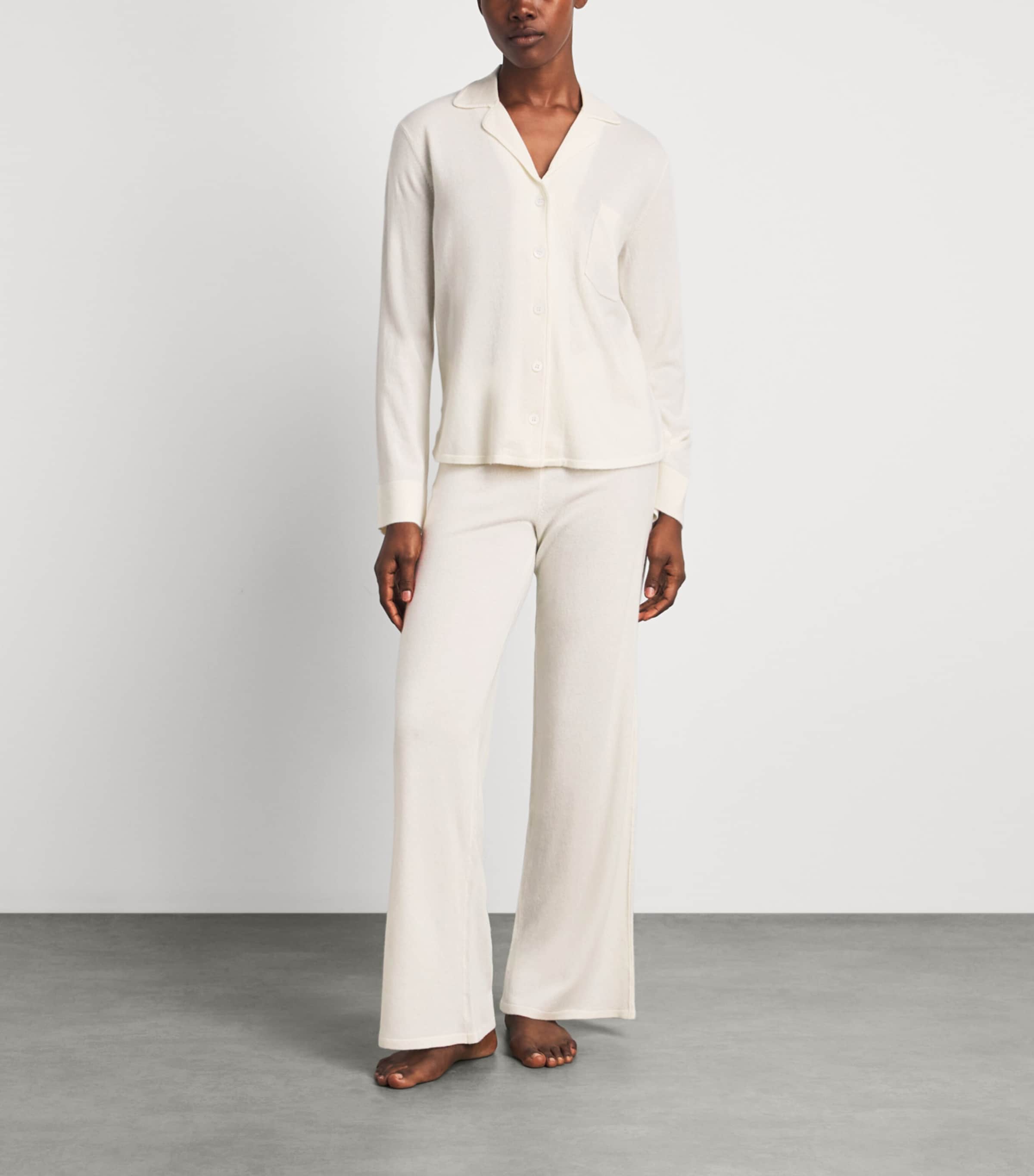 arch 4 Womens Cashmere Spring Gardens Pyjama Set Ivory Image 2