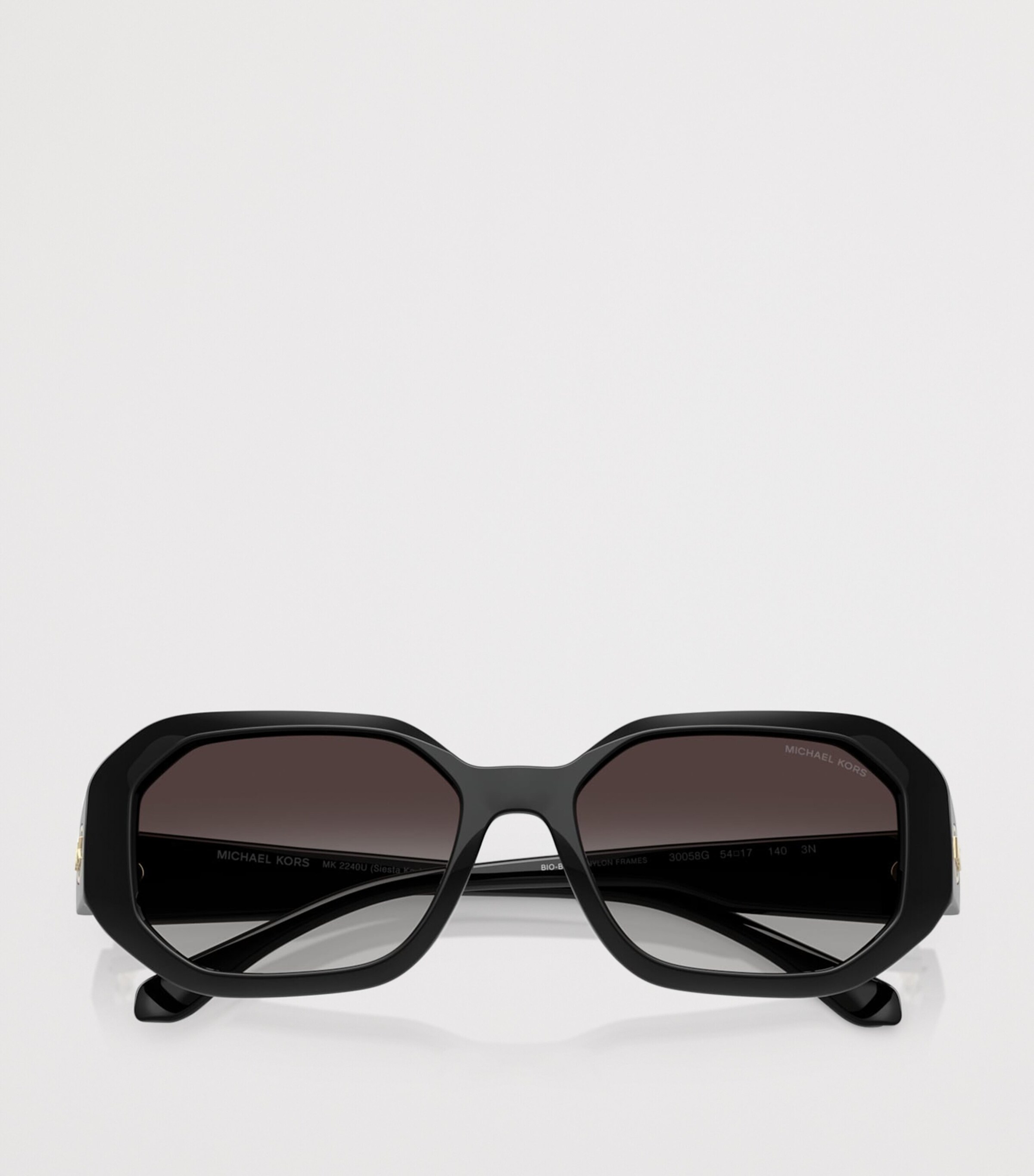 Michael Kors Siesta Key Rectangle Sunglasses Black Image 5