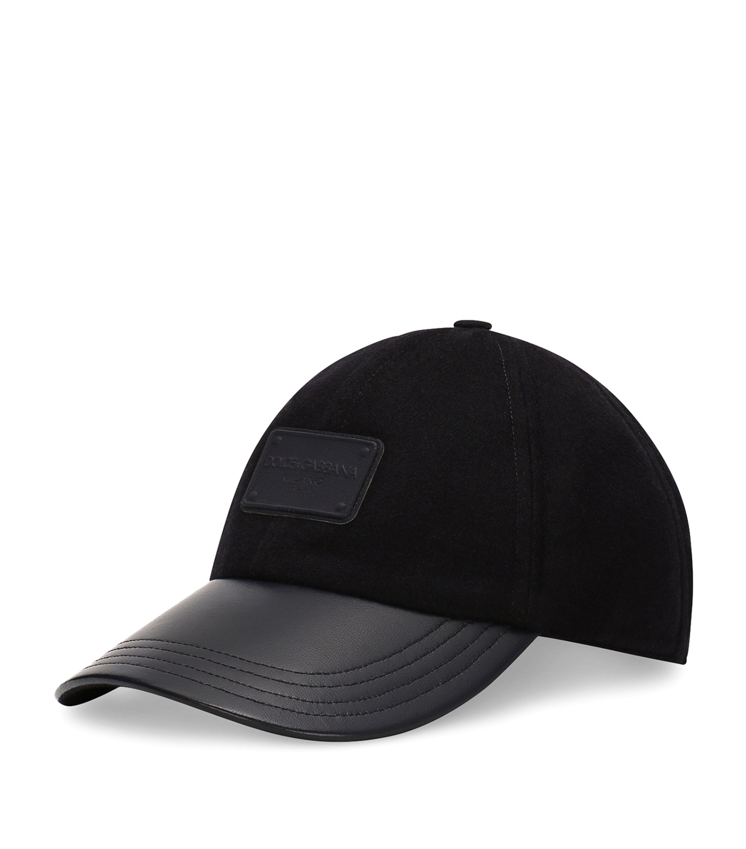Virgin Wool-Blend Logo Baseball Cap B0665-VERY DARK Image 1