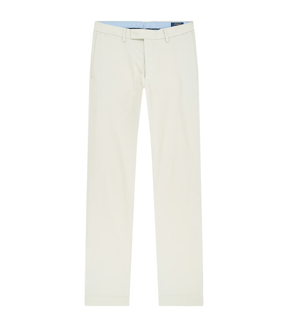 Stretch-Cotton Slim Chinos BASIC SAND Image 13