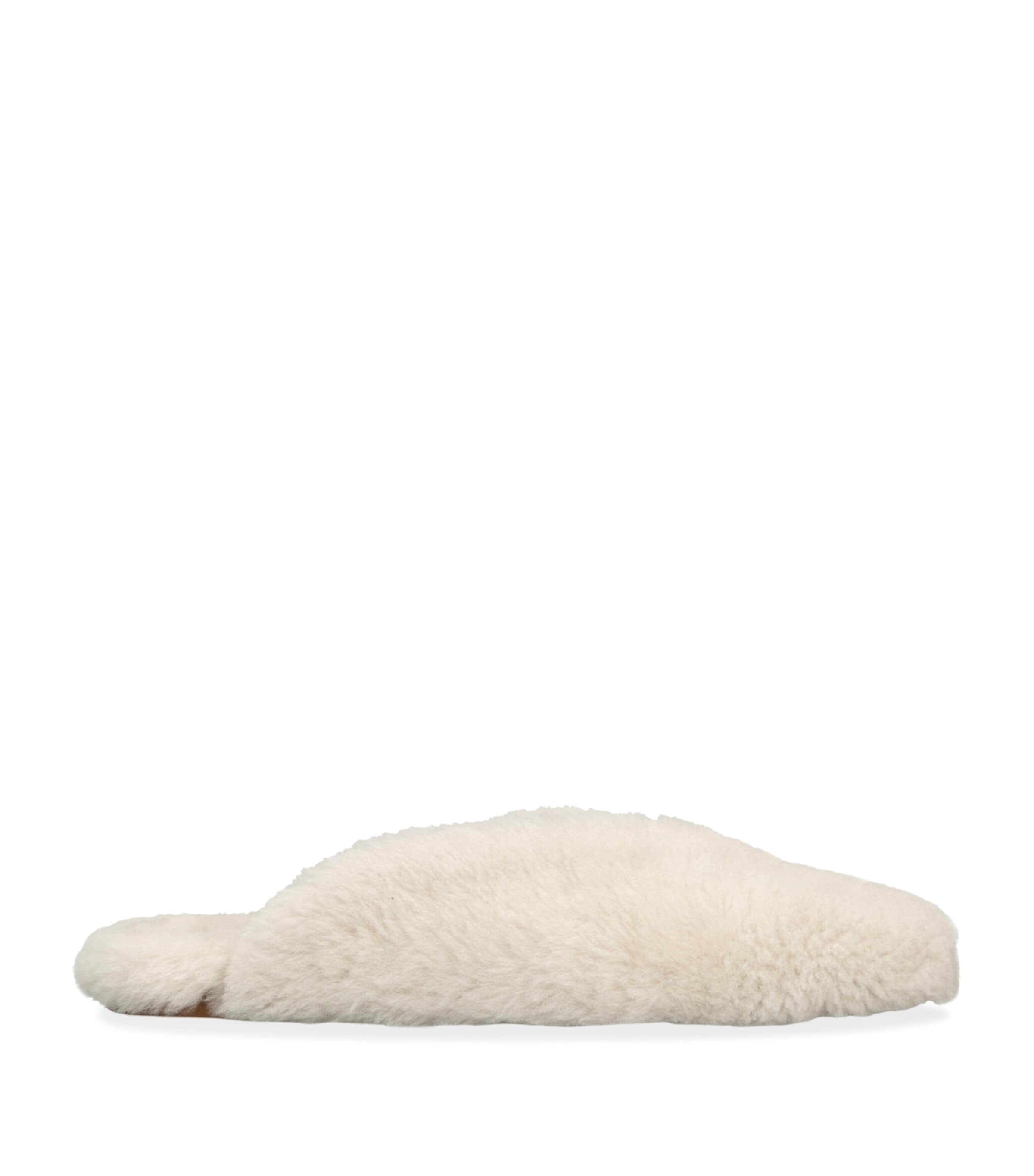 LE MONDE BERYL SHEARLING REGENCY MULE SLIPPERS