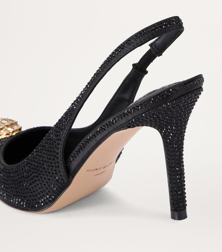 Embellished Belgravia Slingback Pumps BLACK Image 2