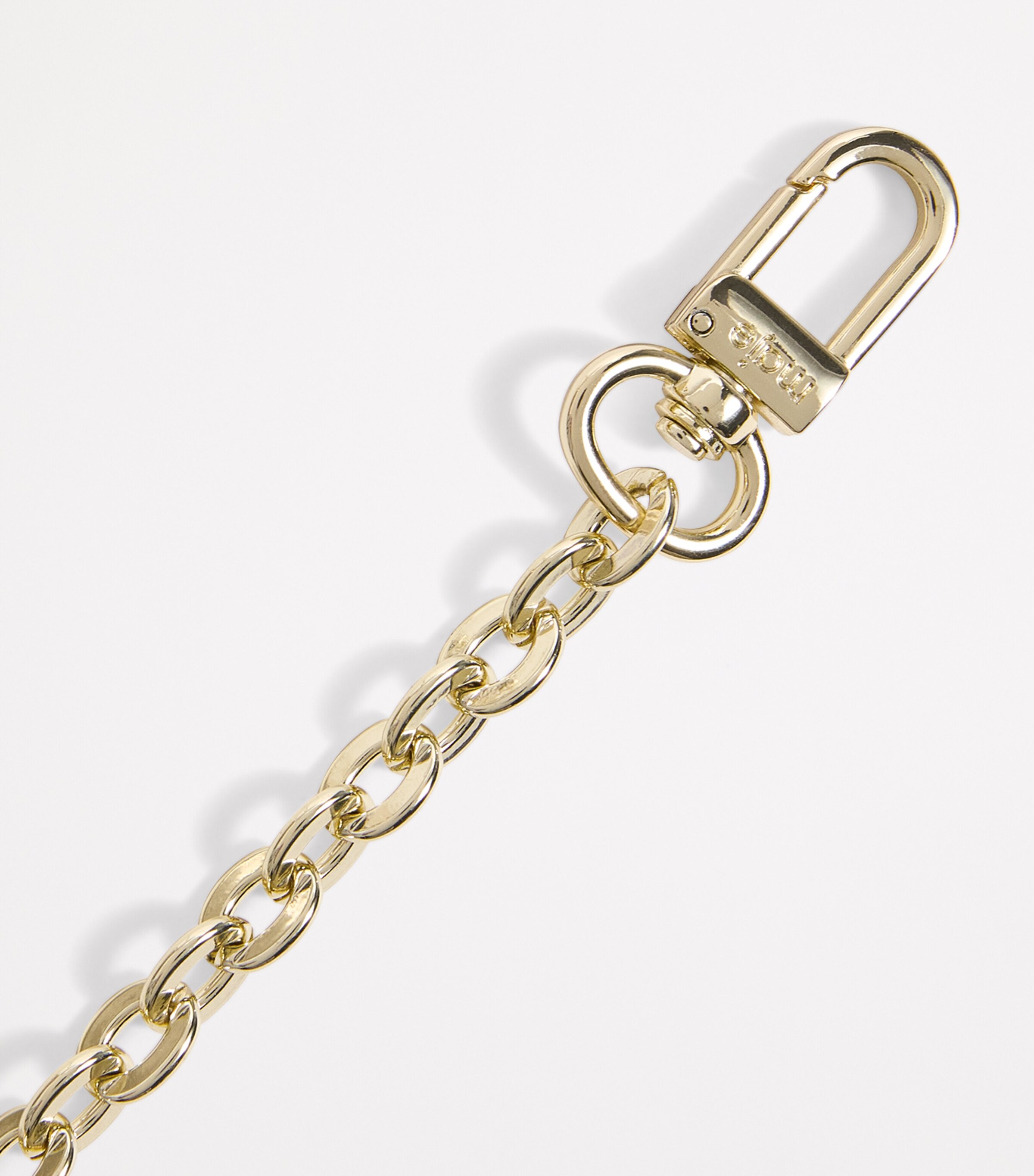 Maje Leather Sarah Shoulder Bag Gold Image 6