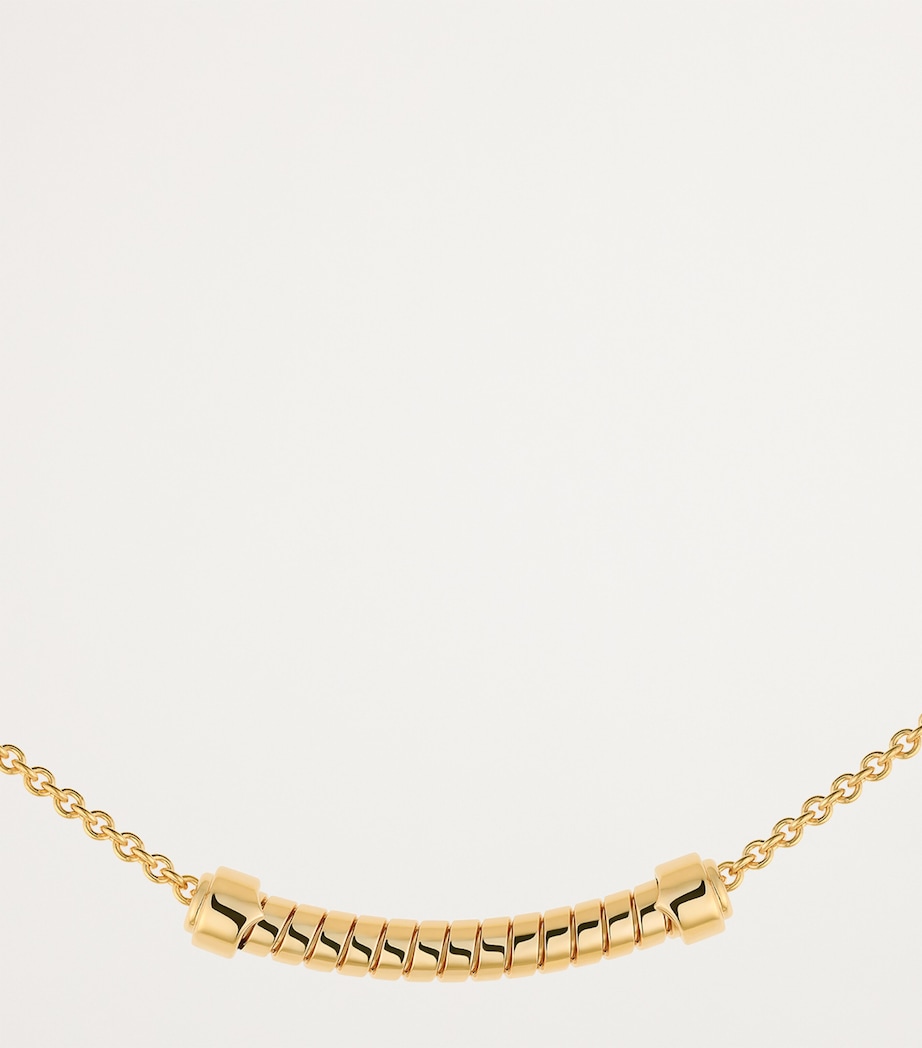 Yellow Gold Tubogas Chain Necklace YELLOW GOLD Image 7