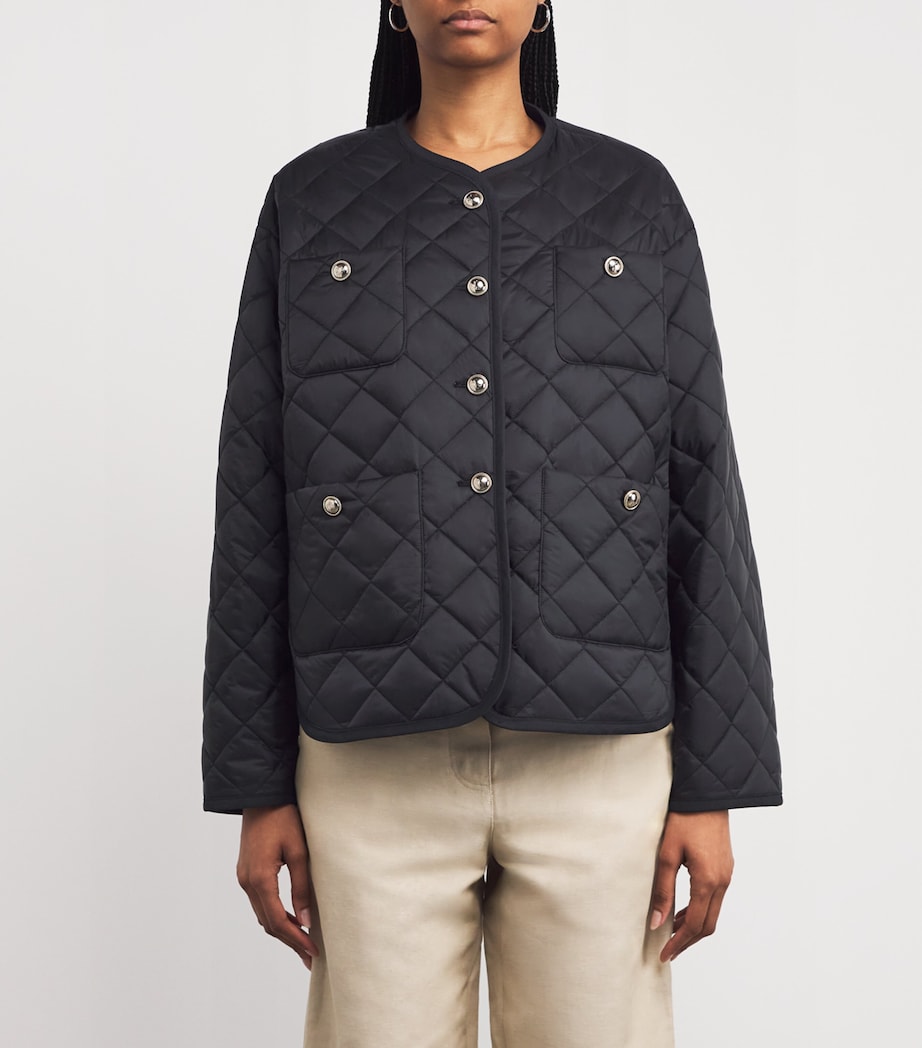 Reversible Quilted Jacket BLACK Image 3