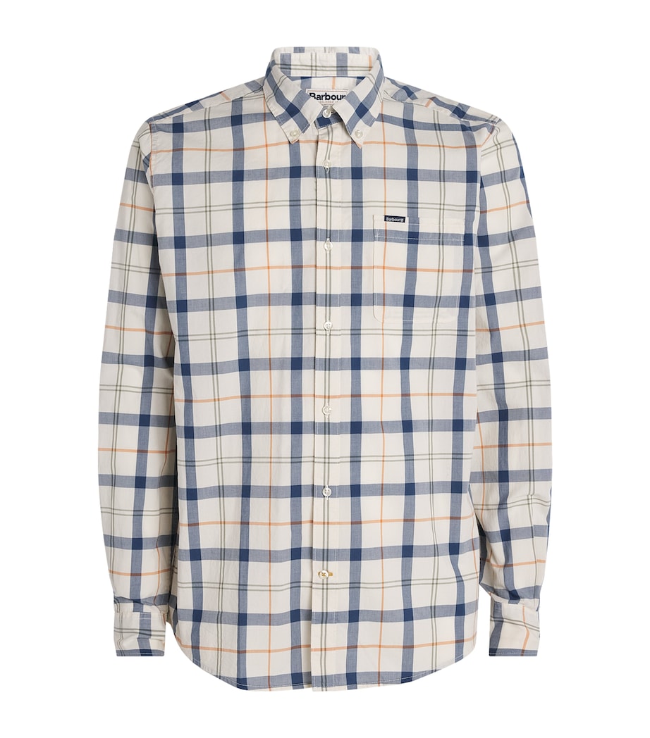 Cotton Rawley Tailored Shirt SEA HAZE TARTAN Image 1