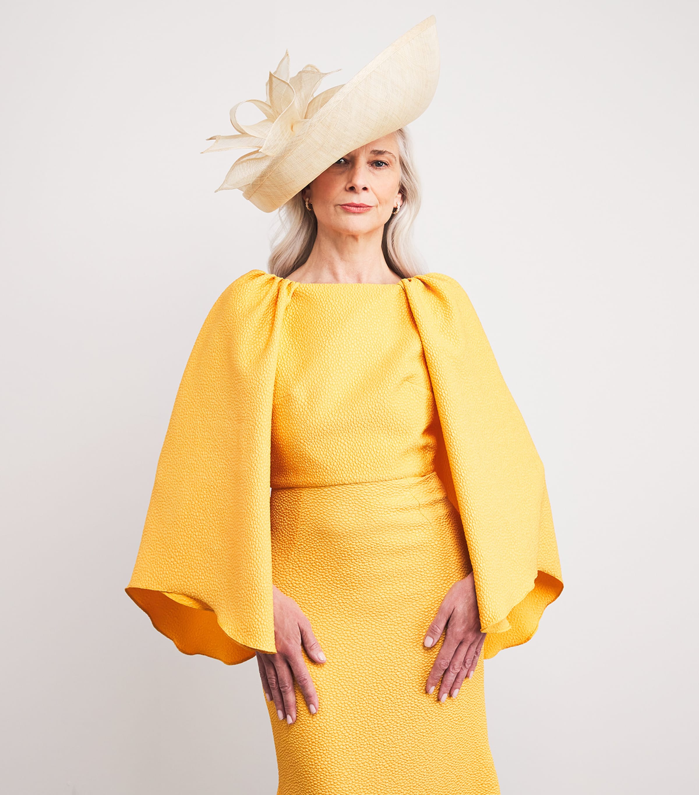 Rachel Trevor-Morgan Ruffle-Detail Hat Fascinator Natural Image 3