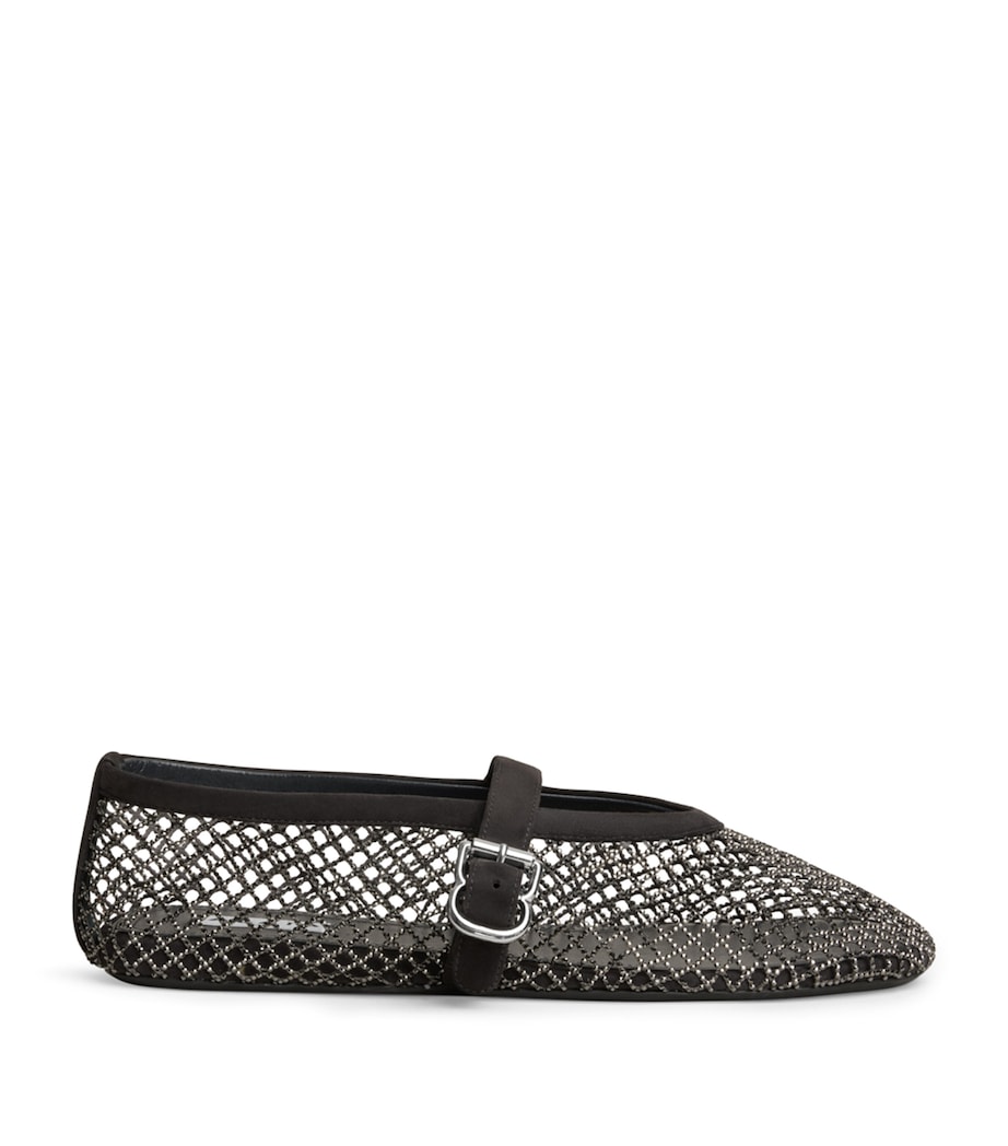 Alaïa Mesh Ballet Flats Anthracite Image 1