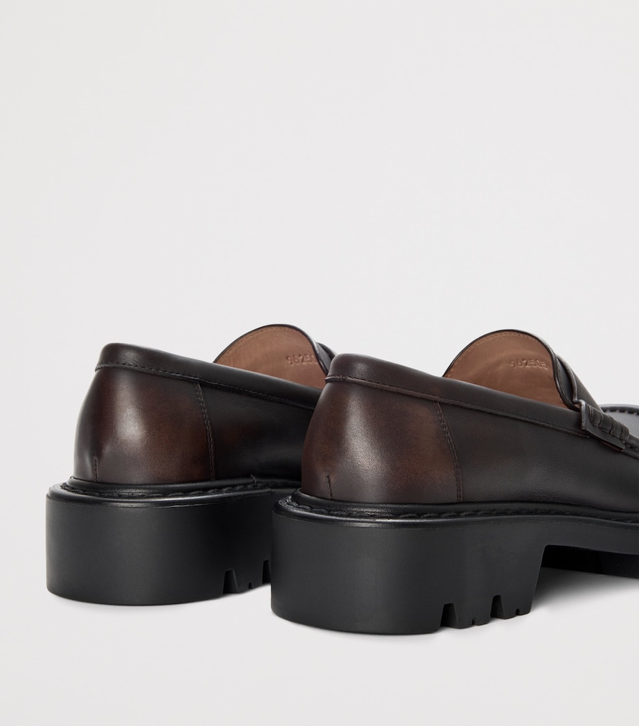 Leather Sierra Loafer DARK BROWN Image 6