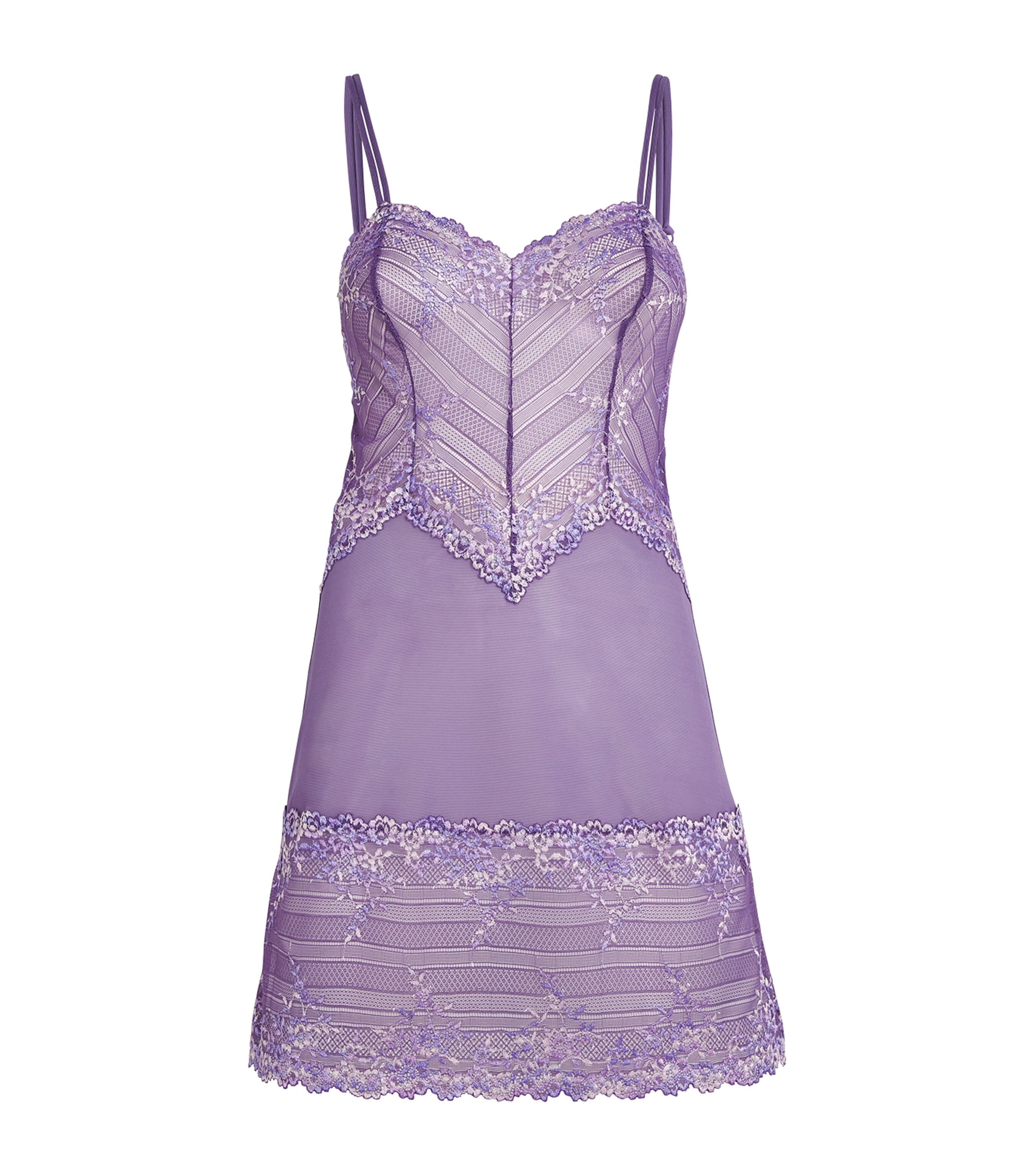 Wacoal Embrace Lace Chemise In Purple