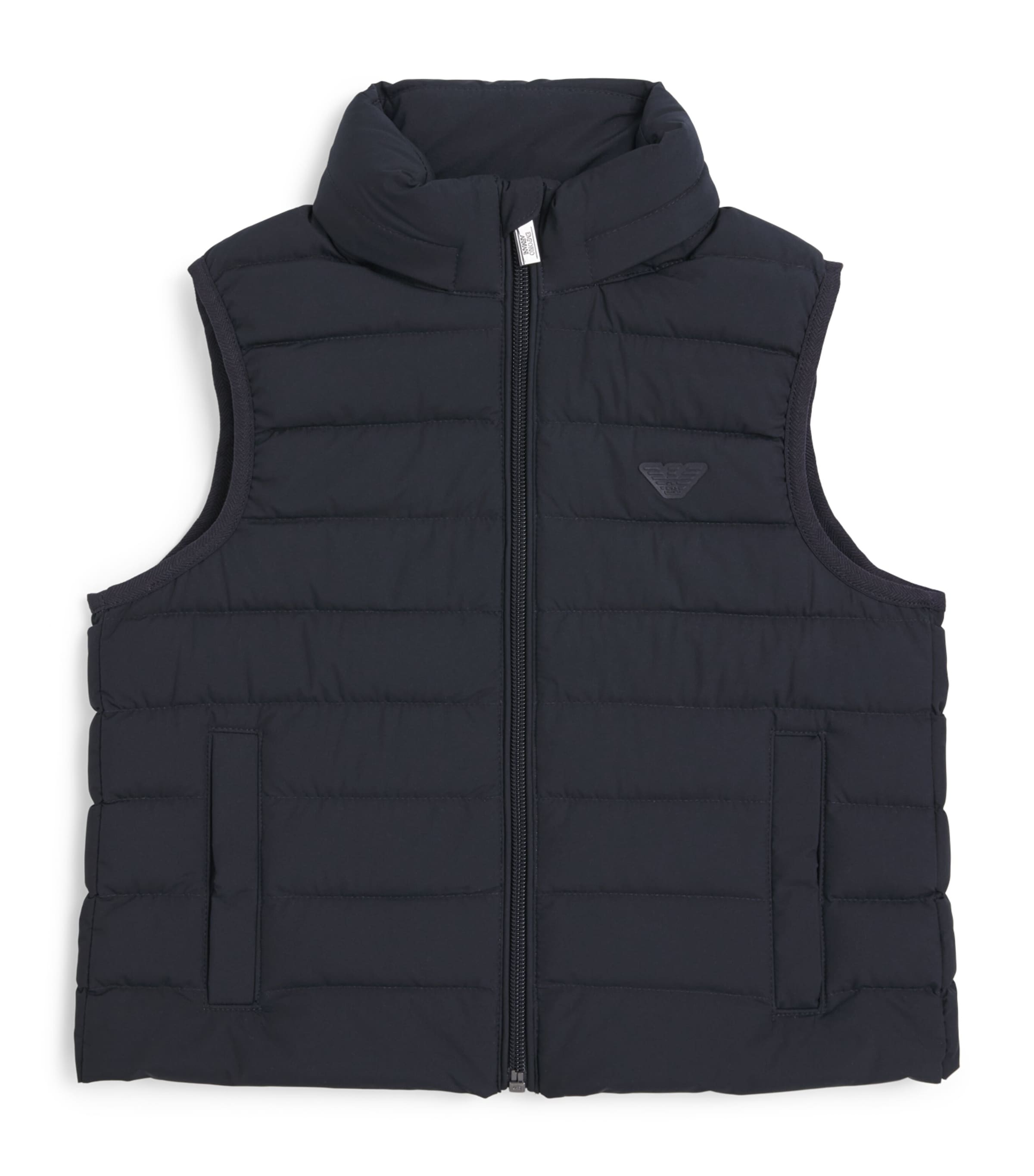 Emporio Armani Kids Down-Padded Gilet (4-16 Years) Ico Blu Navy Ea Image 1