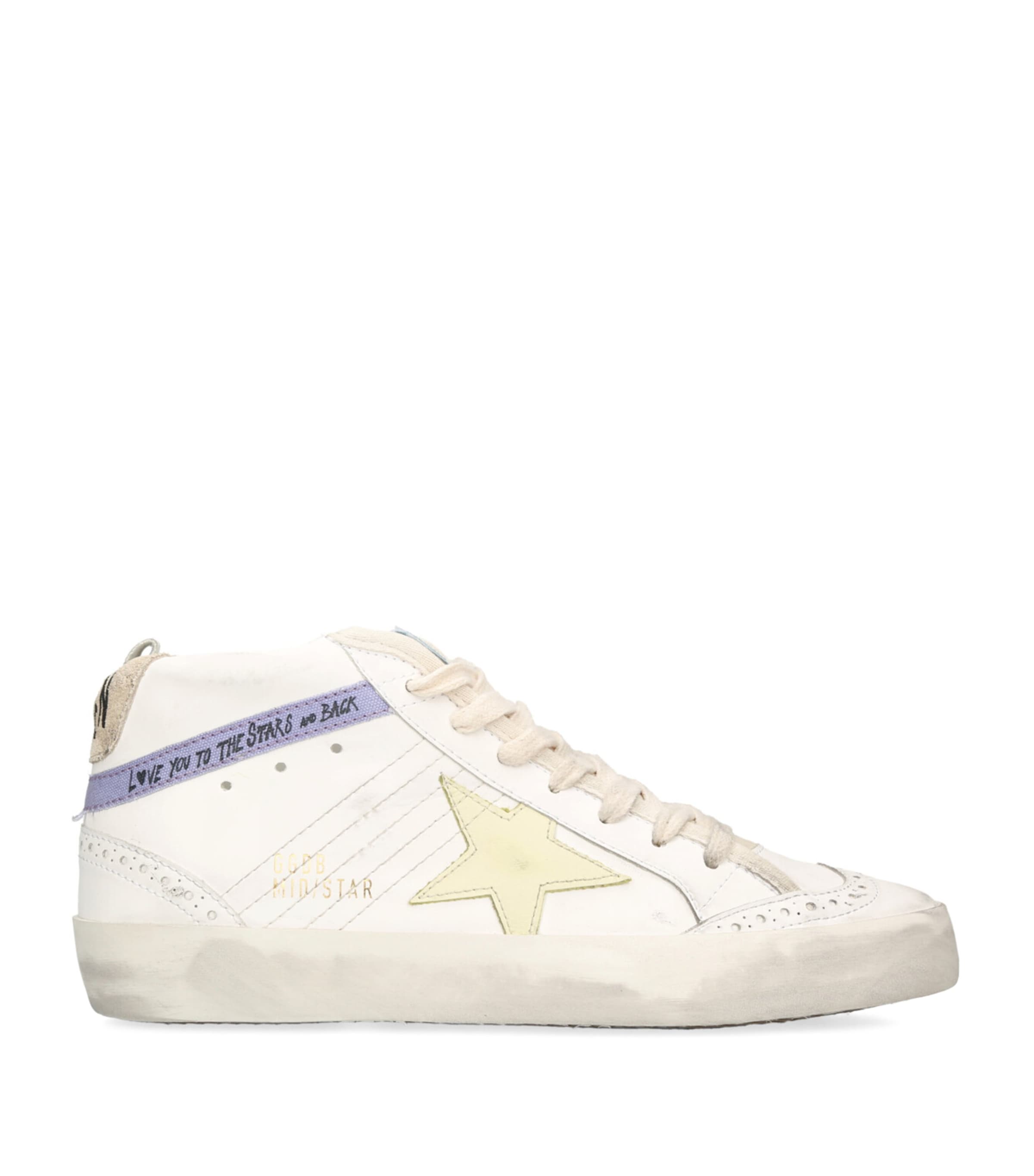 Golden Goose Mid Star Sneakers In White