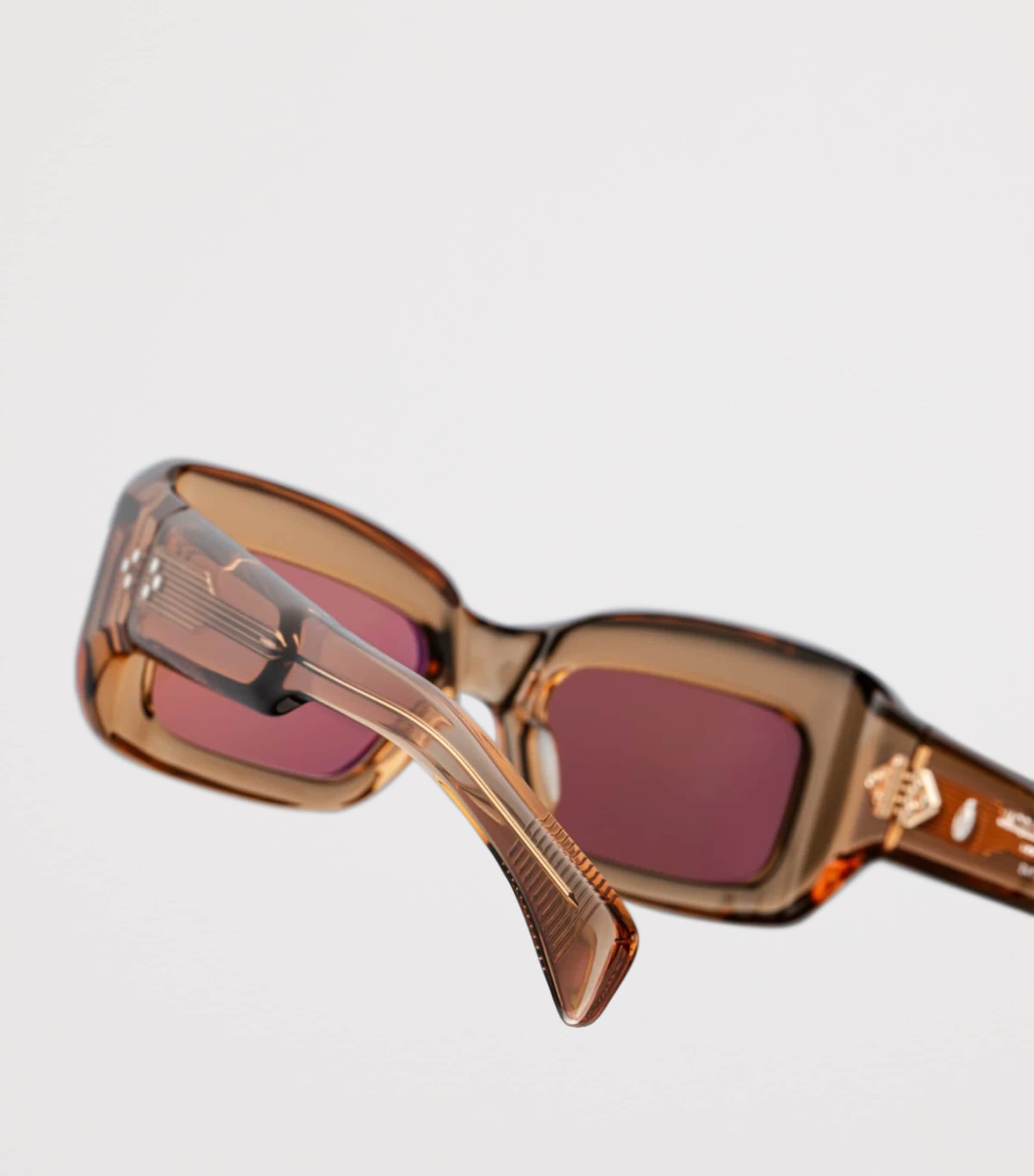 Jacques Marie Mage Vito Rectangle Sunglasses Tan Image 4