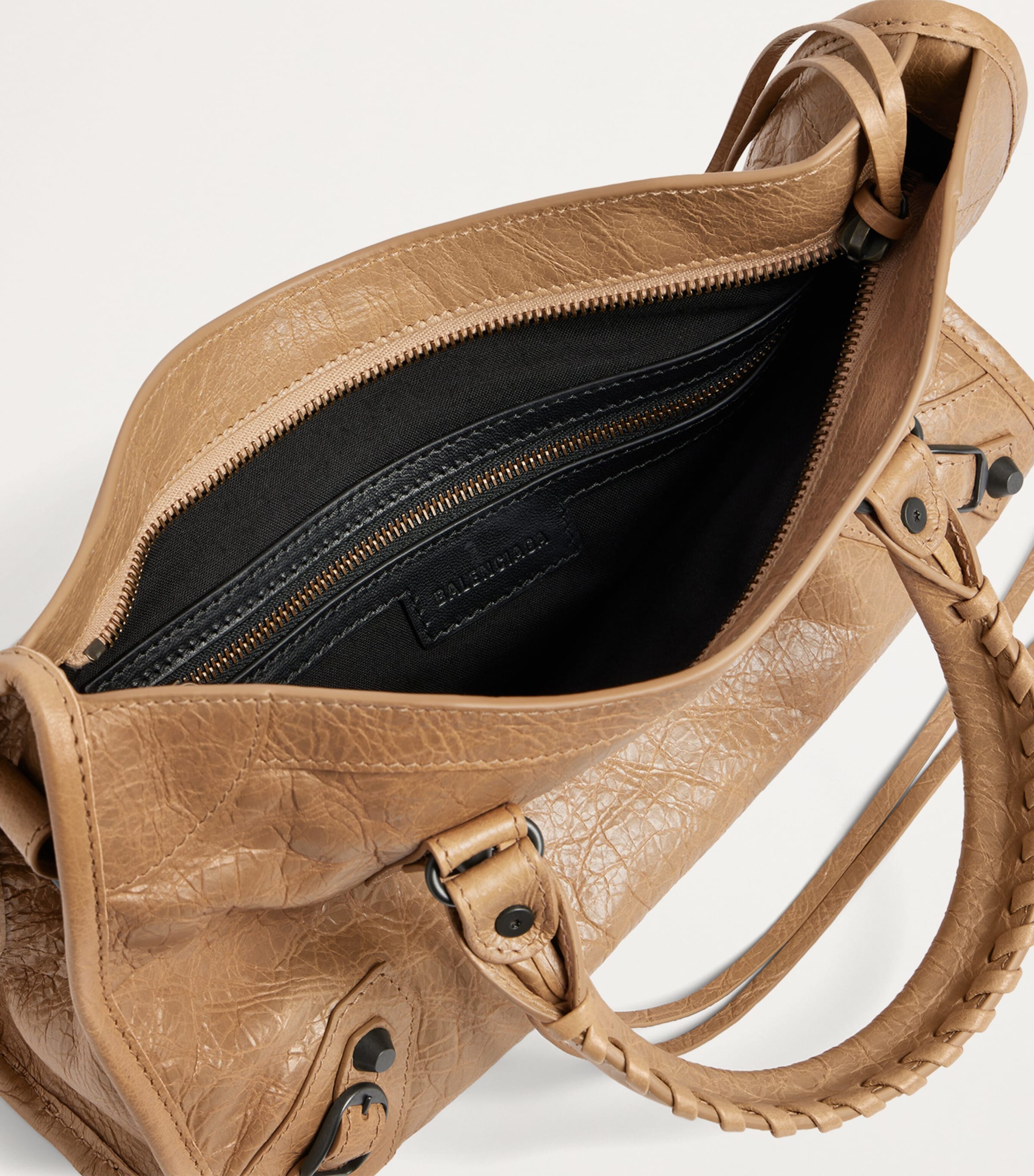 Balenciaga Small Leather Le City Top-Handle Bag Image 6