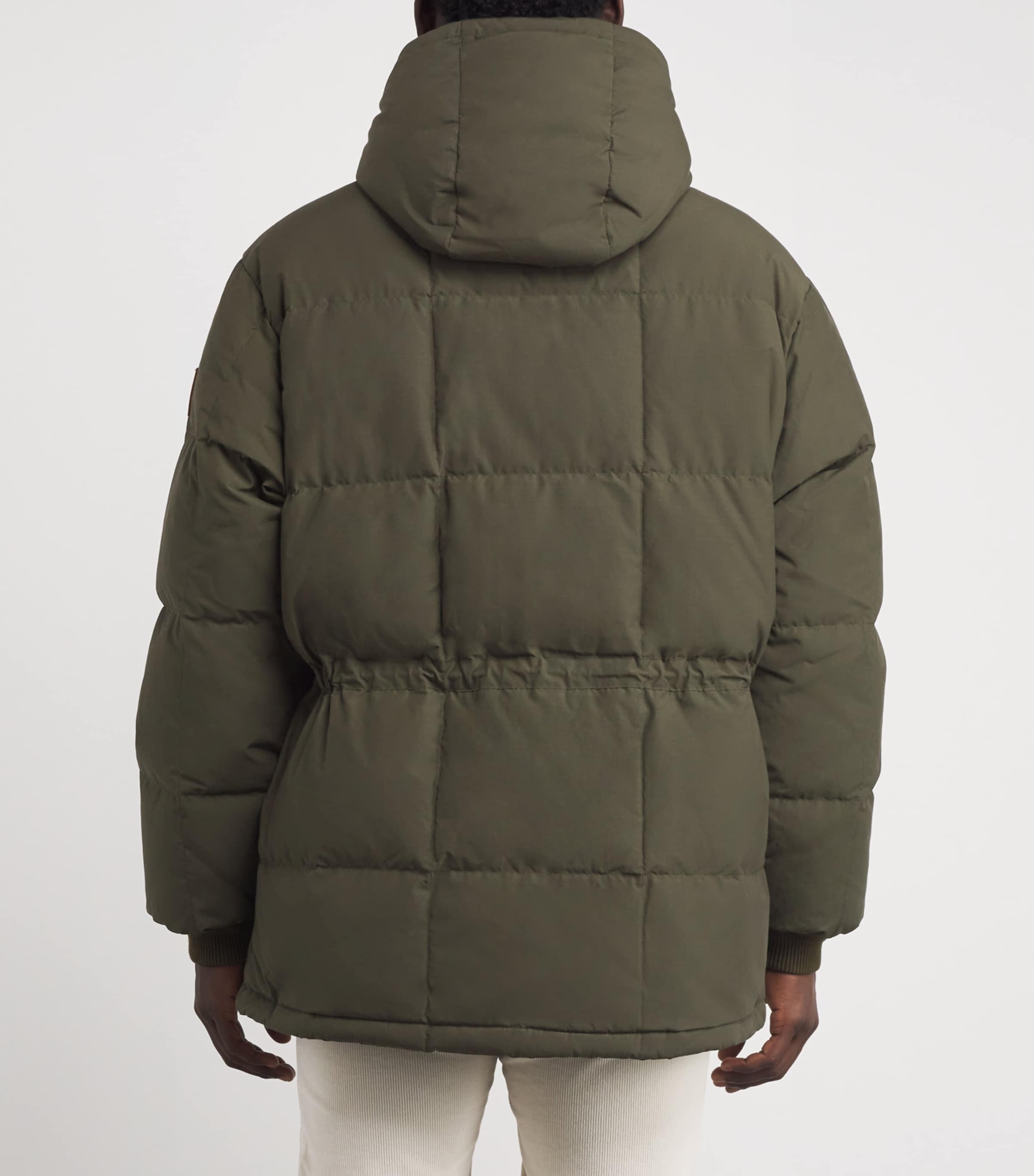 Down-Filled Hartland Parka Coat GREEN Image 4