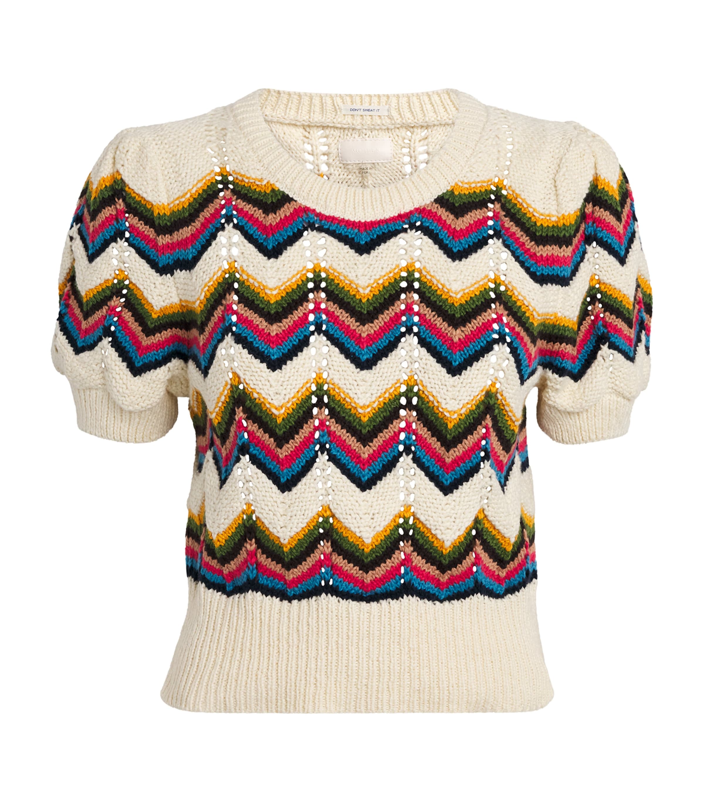 Mother The Powder Puff Sweater The Highs And Lows In Neutral