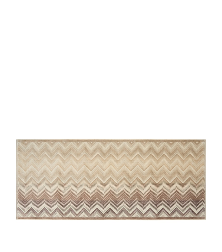 Missoni Home Marea Bath Mat (70cm x 160cm) Natural/cream Image 1