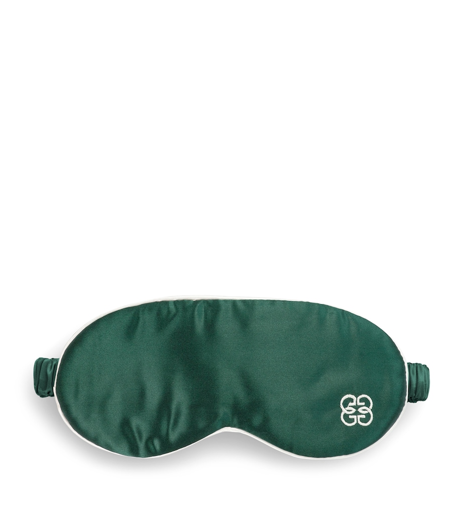 Silk Eye Mask GREEN Image 1