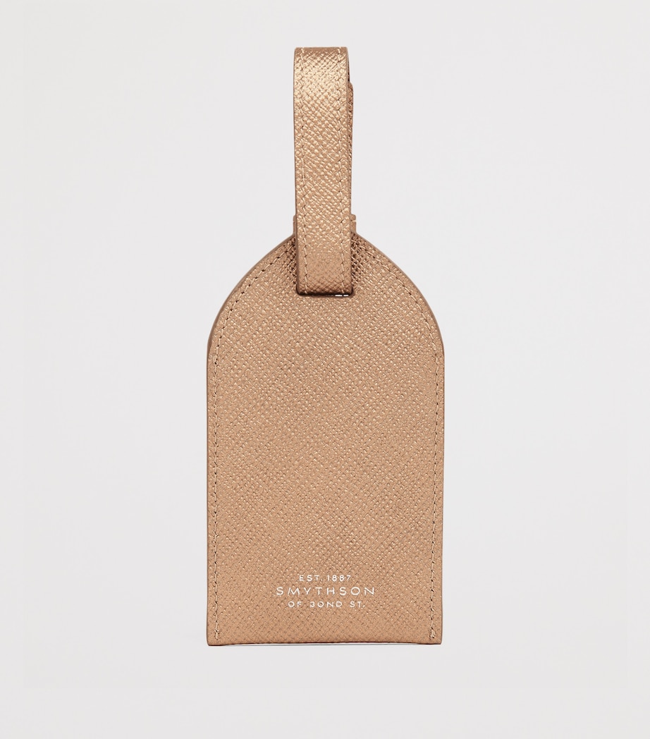 Panama Leather Luggage Tag BRONZE Image 3