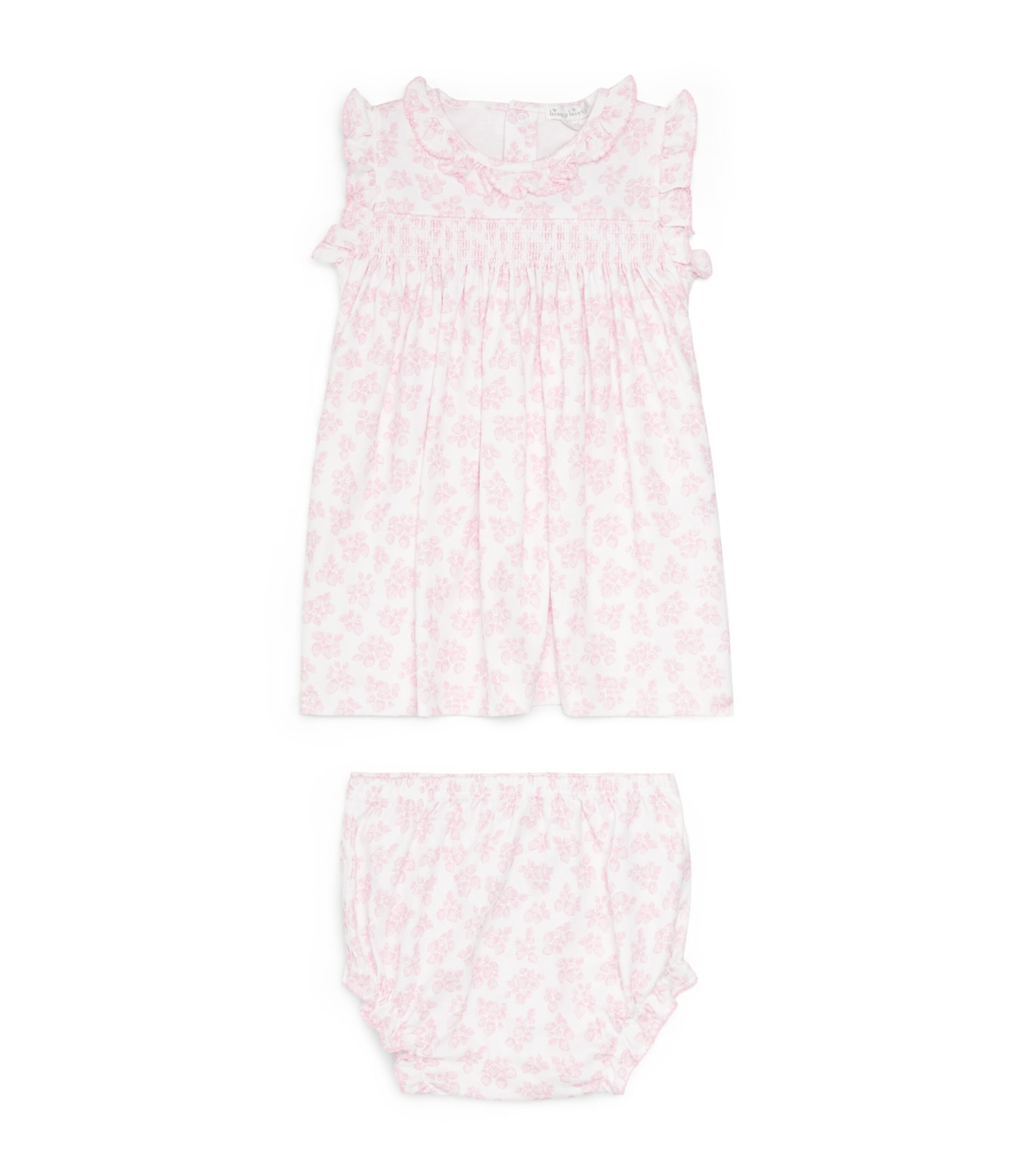 Kissy Kissy Pima Cotton Dress and Bloomers Set (0-24 Months) Image 1