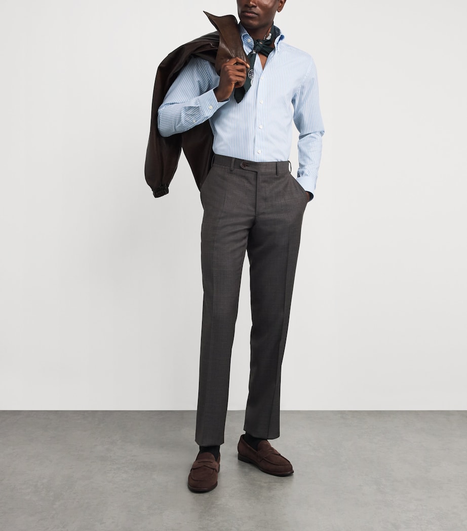 Cotton Signature Oxford Slim Shirt LIGHT BLUE Image 2