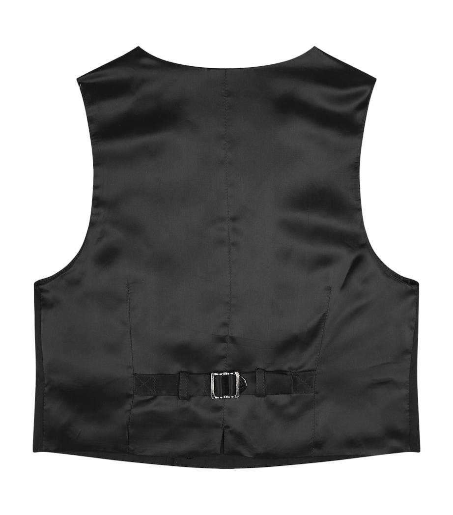 Dolce&Gabbana Kids Double-Breasted Waistcoat (2-6 Years) Black Image 2