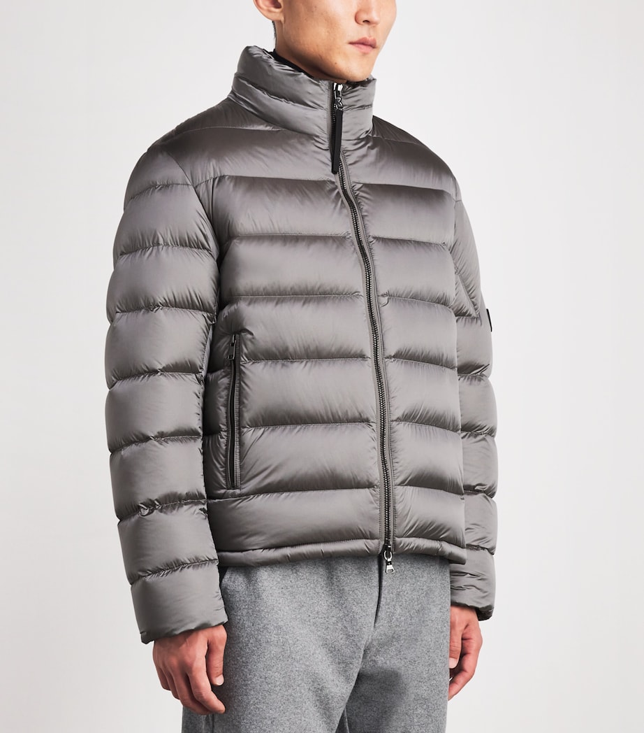 Bogner Mens Down Hugh Puffer Jacket Grey Melang Image 4