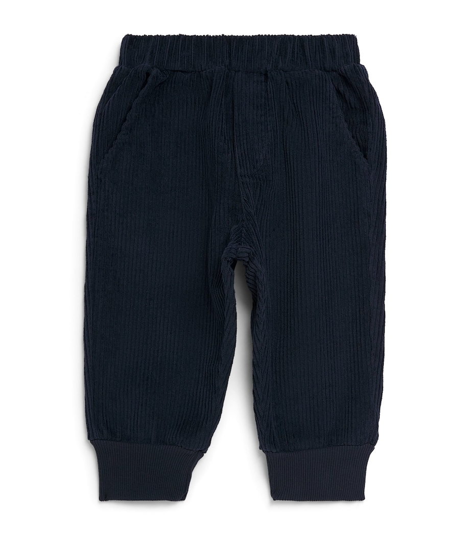 Per Te Corduroy Trousers (3 Months-4 Years) Blu Image 1