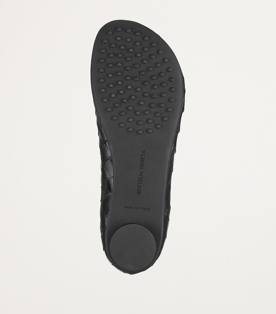 Leather Intrecciato Ballet Flats 1000 Image 4