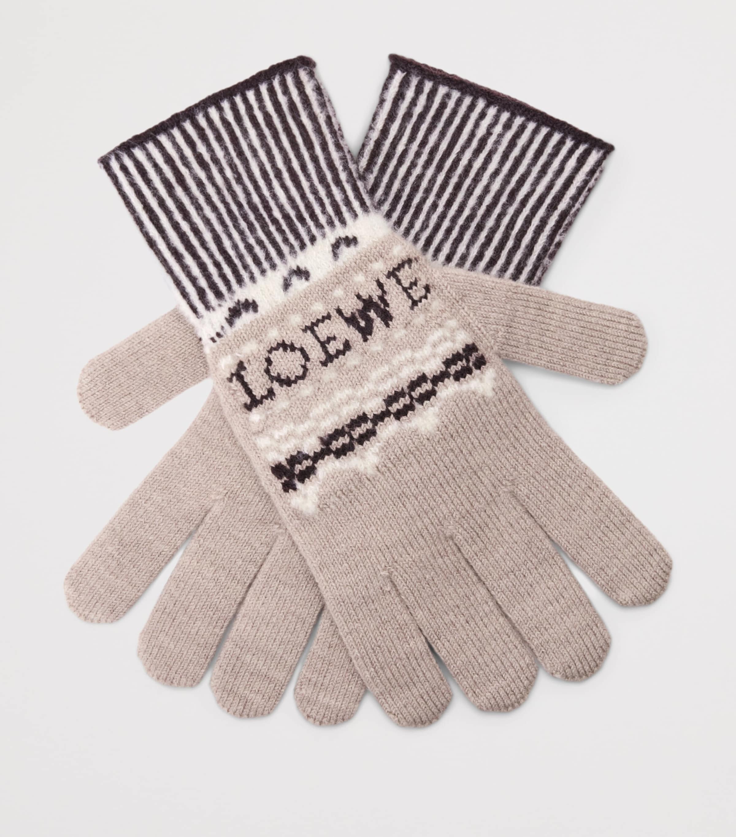 x Louis Wain Wool-Blend Gloves BEIGE/MULTICOLOR Image 2