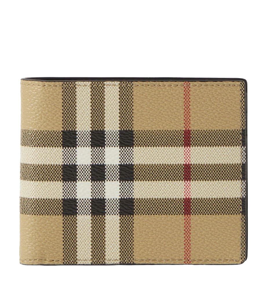 Slim Check Bifold Wallet ARCHIVE BEIGE Image 1