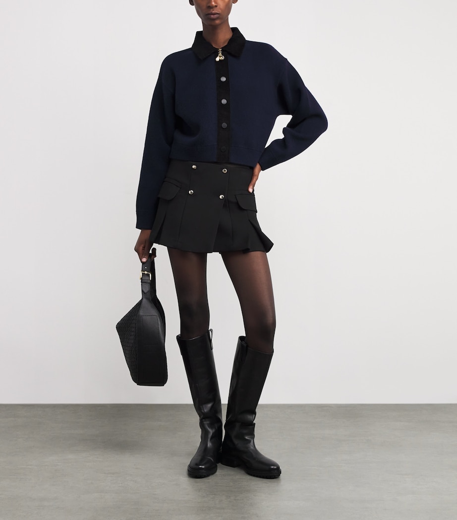 Tailored Mini Skirt BLACK Image 2