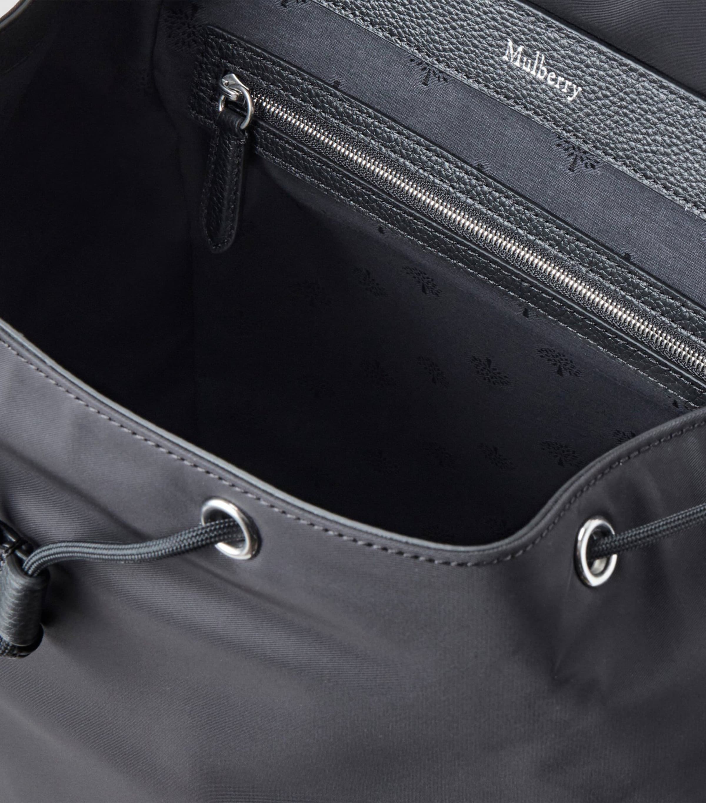 Nylon Heritage Backpack BLACK Image 6