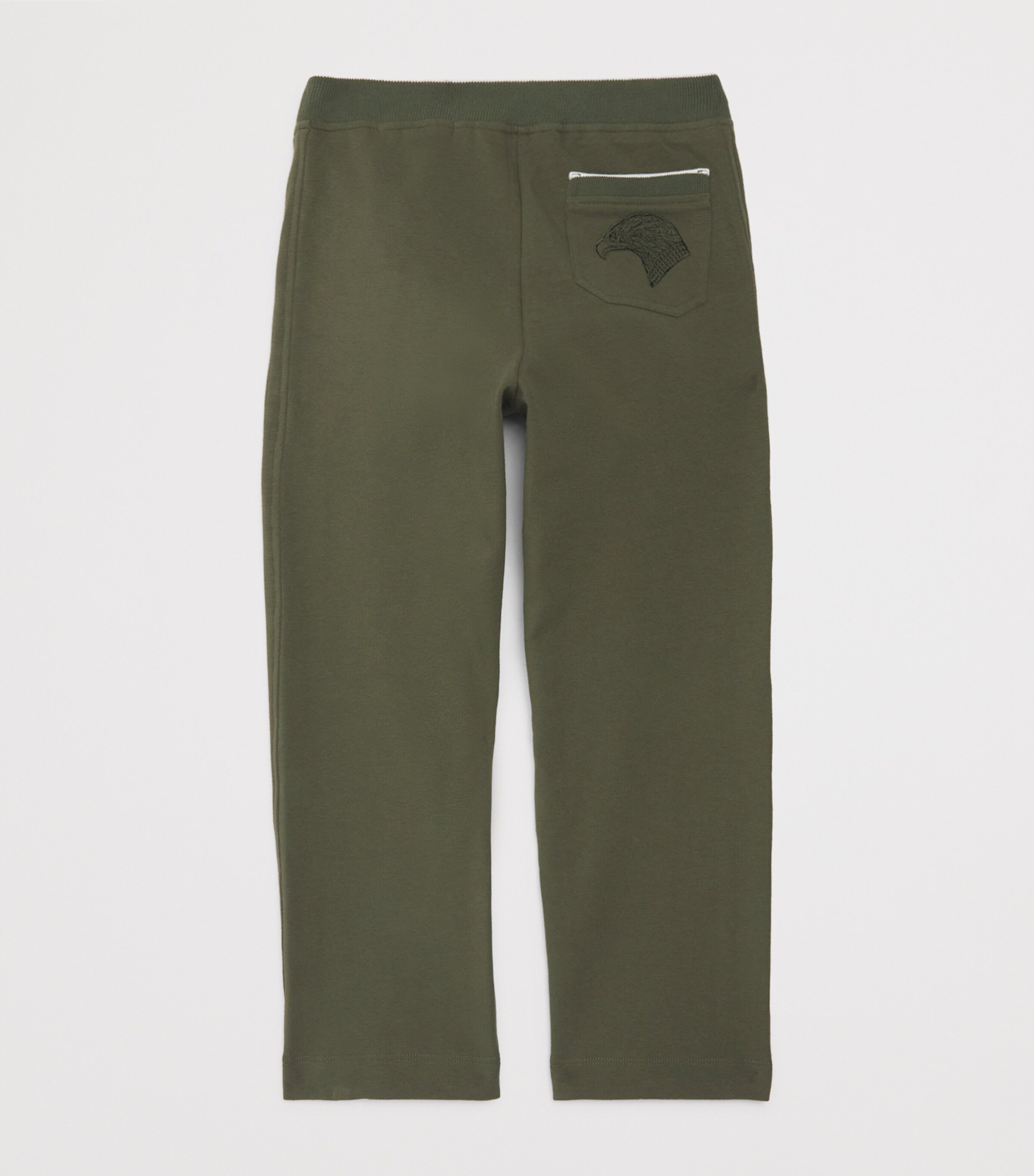Stretch-Cotton Logo Sweatpants (4-16 Years) 3325DARK GREEN Image 2