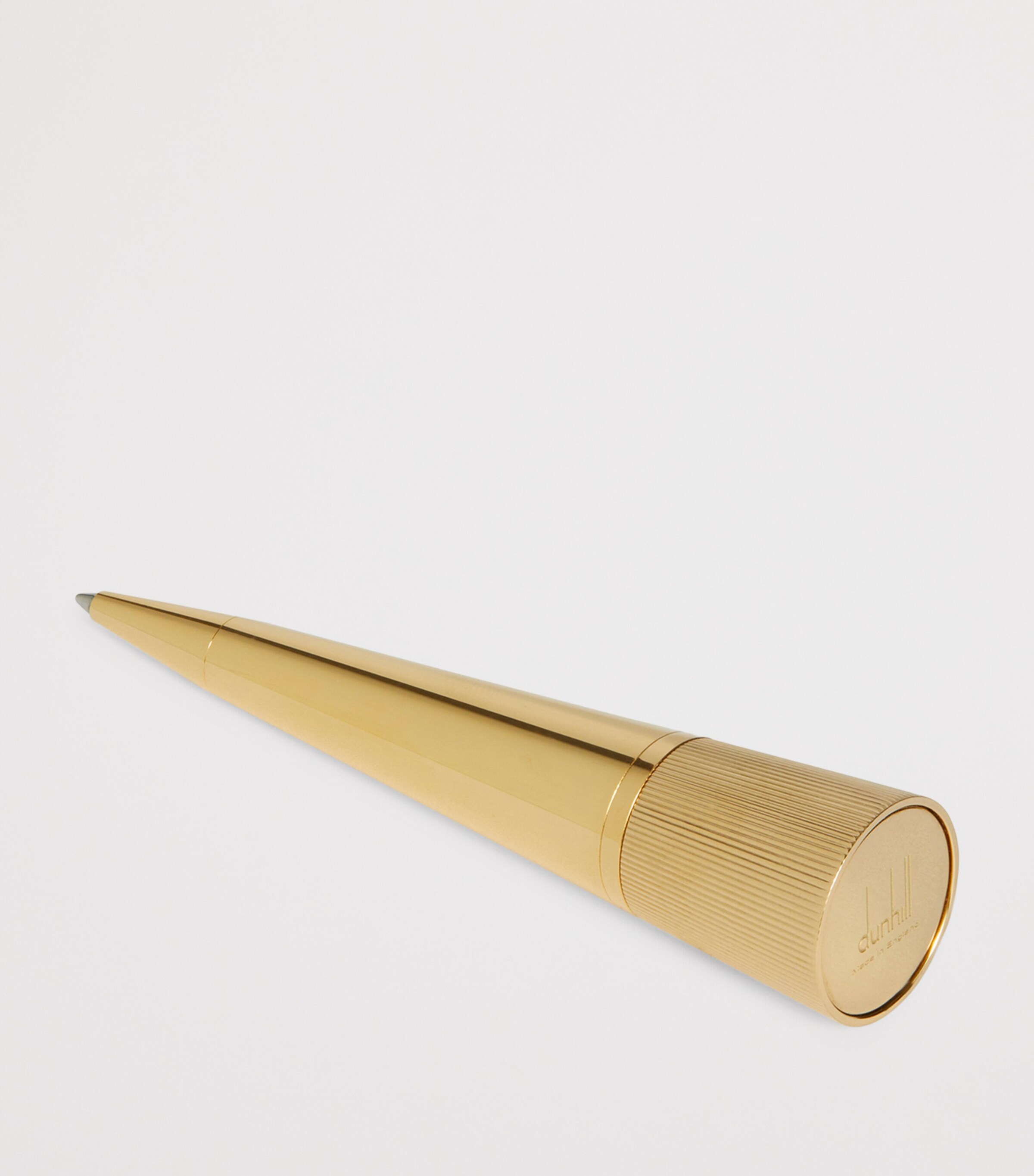 Dunhill Gold-Plated Brass Conical Pen Image 2