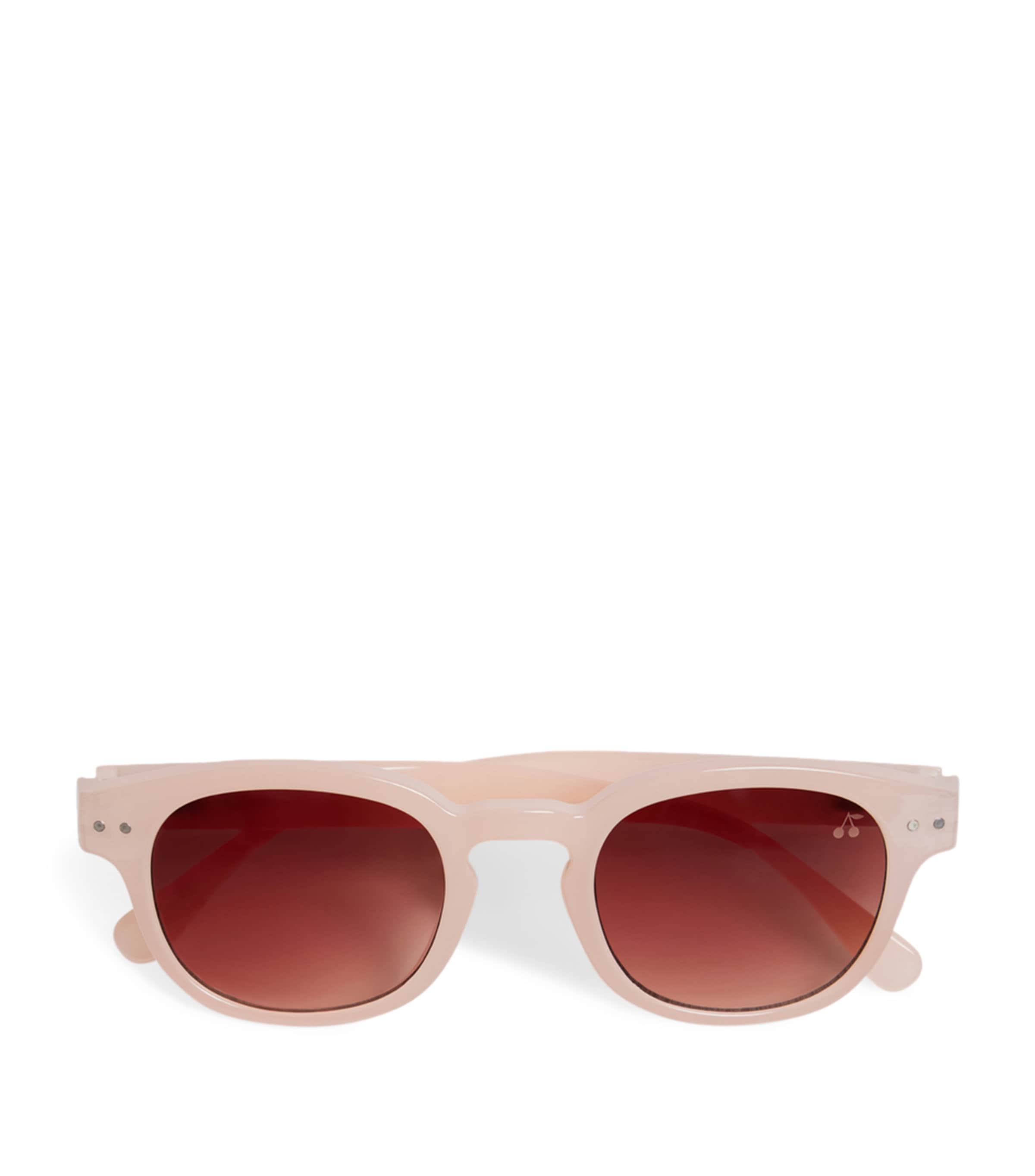 Bonpoint Cherry-Detail Square Sunglasses Rose Poudre Image 1