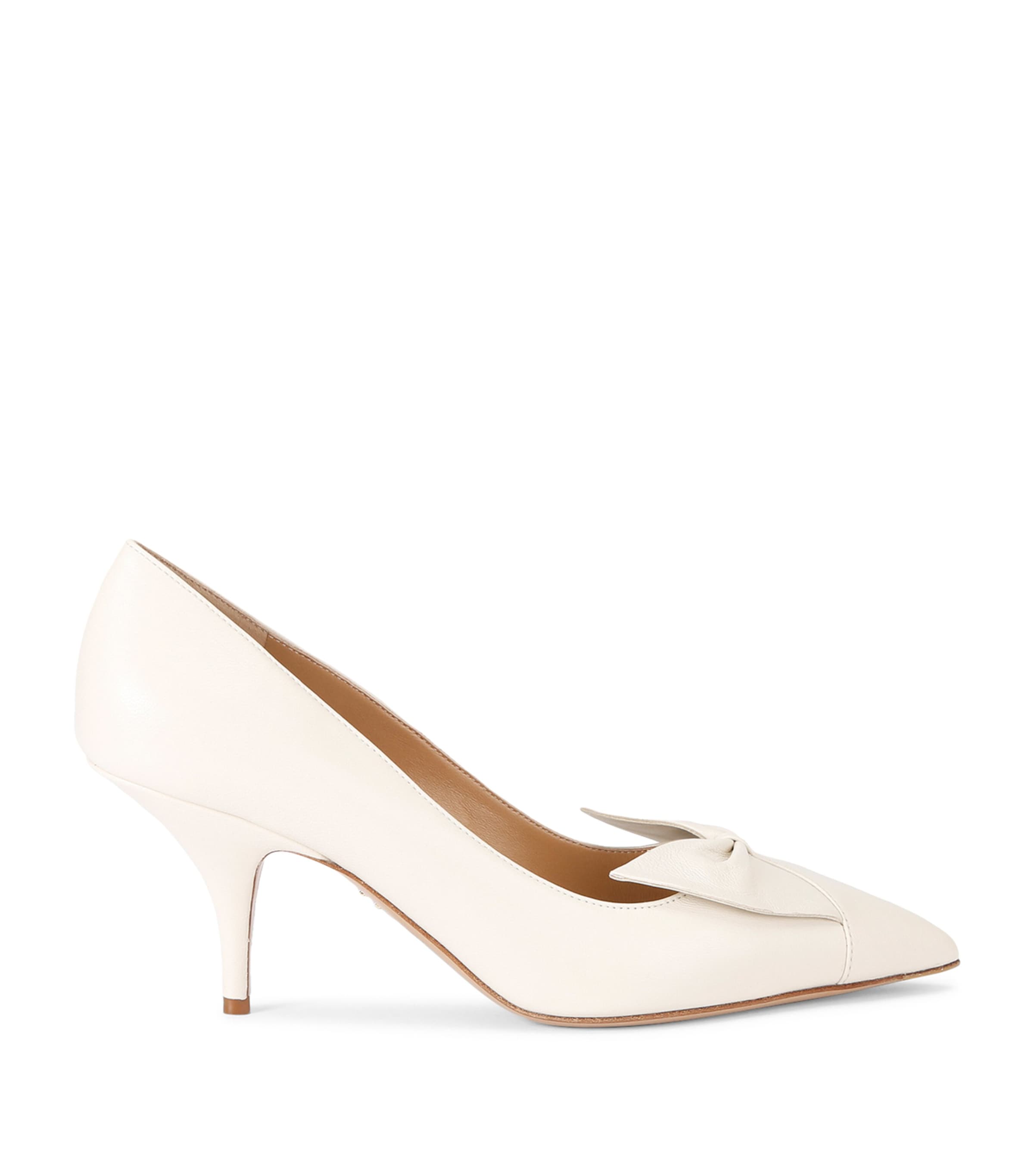 Salvatore Ferragamo Leather Bow Gwen Pumps 70 | Wedding | For the Bride | Shoes | Women Shoes | Heels | Pumps | Designers | Ferragamo | Women Trending Now