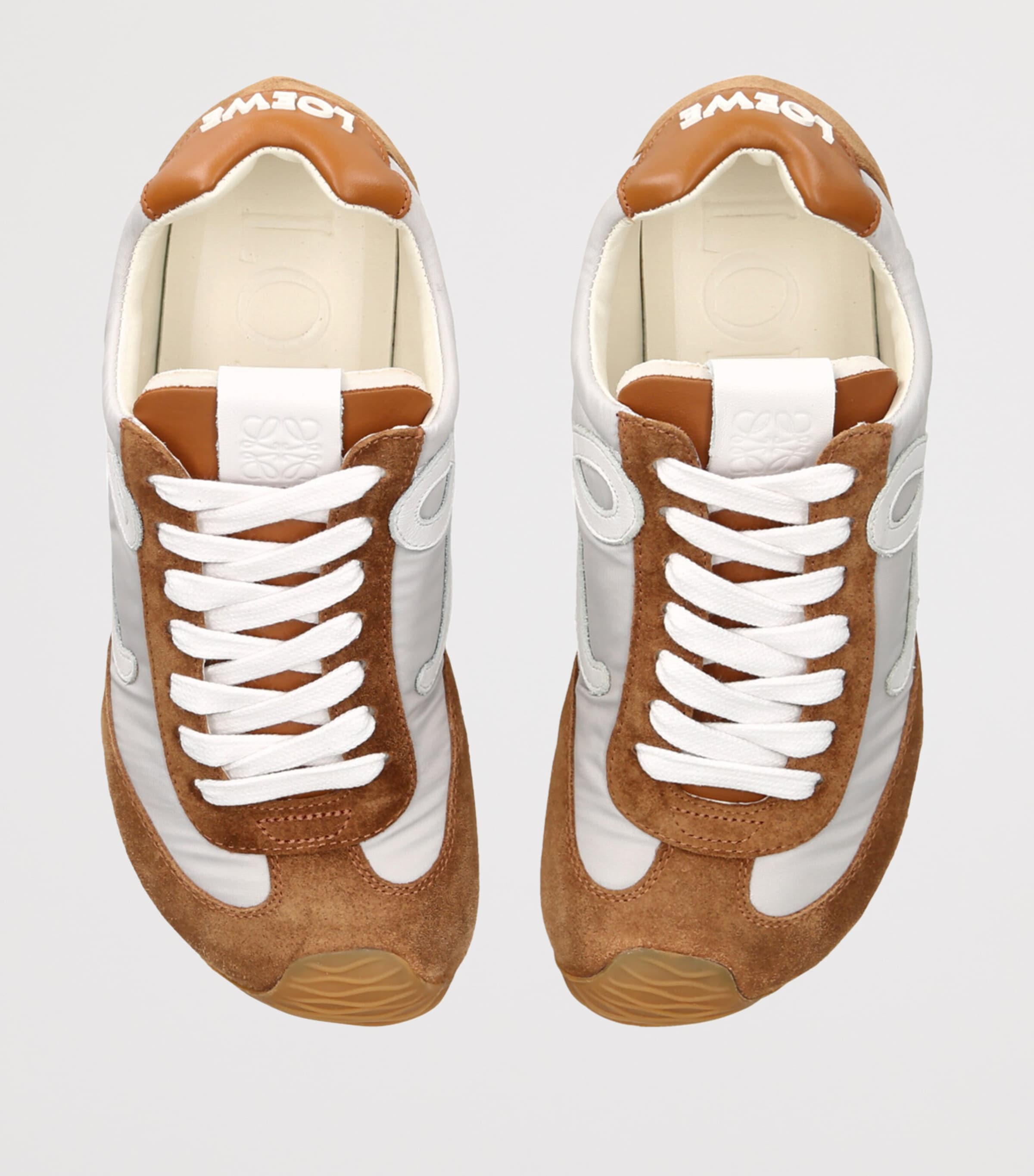 Leather Ballet Runner 2.0 Sneakers TAN COMB Image 4