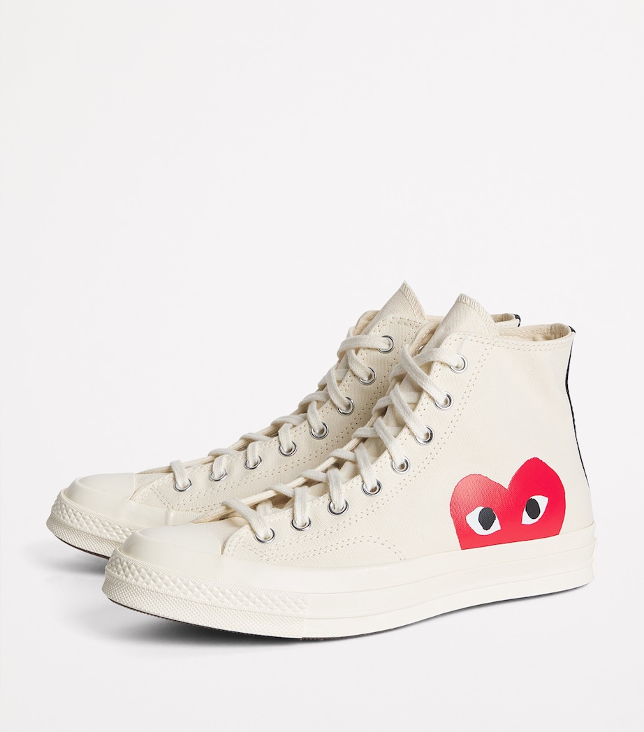 x Converse Heart Chuck Taylor All Star '70 High-Top Sneakers WHITE Image 3