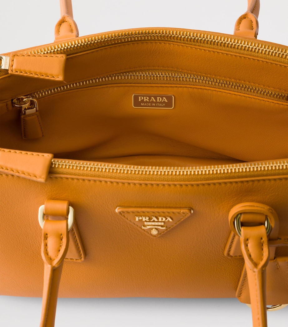Prada Medium Leather Galleria Top-Handle Bag Image 4
