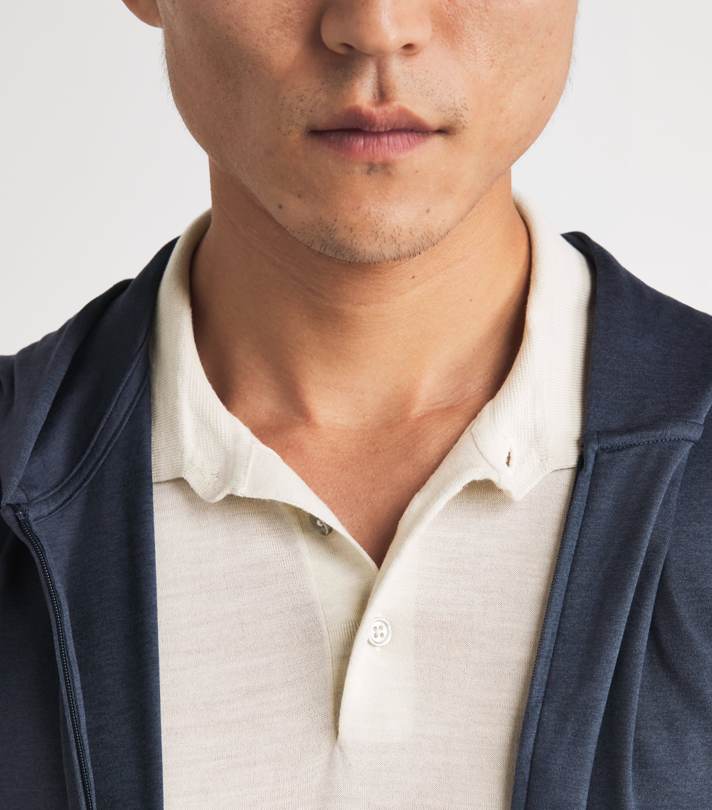 VUORI Merino Polo Shirt Qkr Oat Image 3