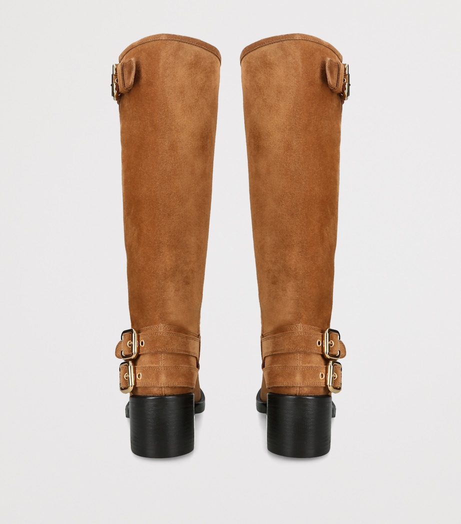 Chloé Suede Dakota Boots 60 Camel Image 3