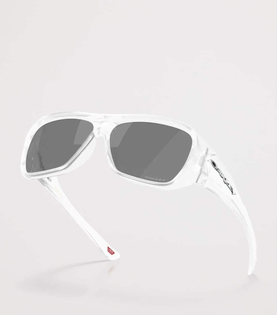 Oakley Chaminade Rectangle Sunglasses Clear Image 5