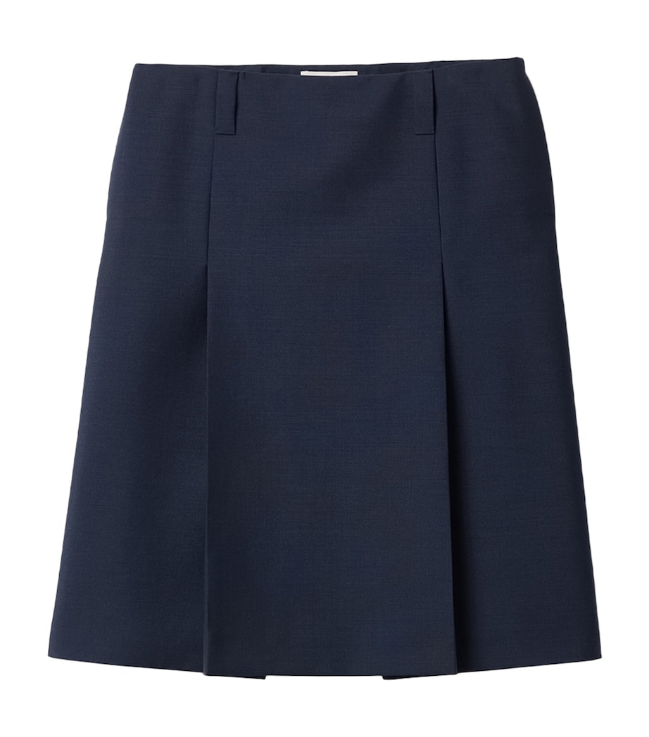 Miu Miu Womens Mohair-Wool Midi Skirt Image 1