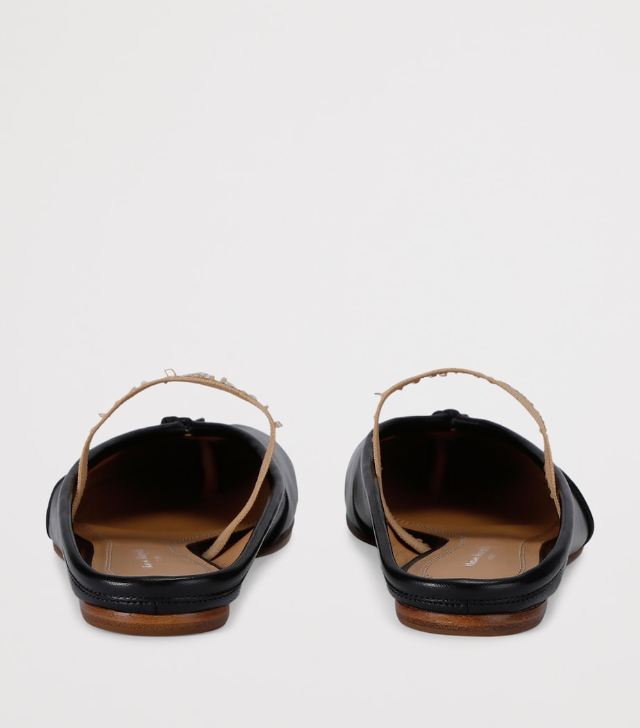 Leather Tabi Ballerina Mules BLACK/COMB Image 2